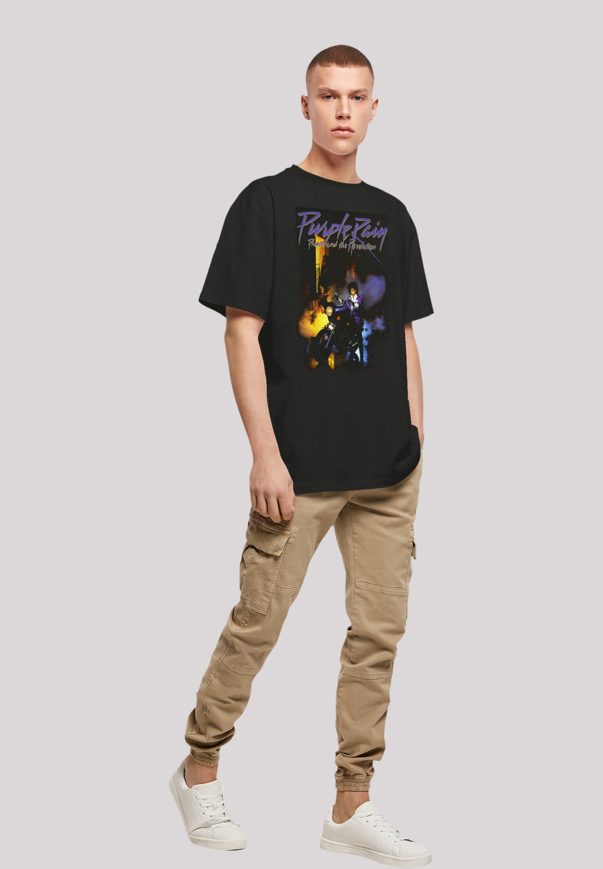 F4NT4STIC T-Shirt »Prince Qualität, für Musik Rain«, ▷ Band | BAUR Premium Rock-Musik, Purple