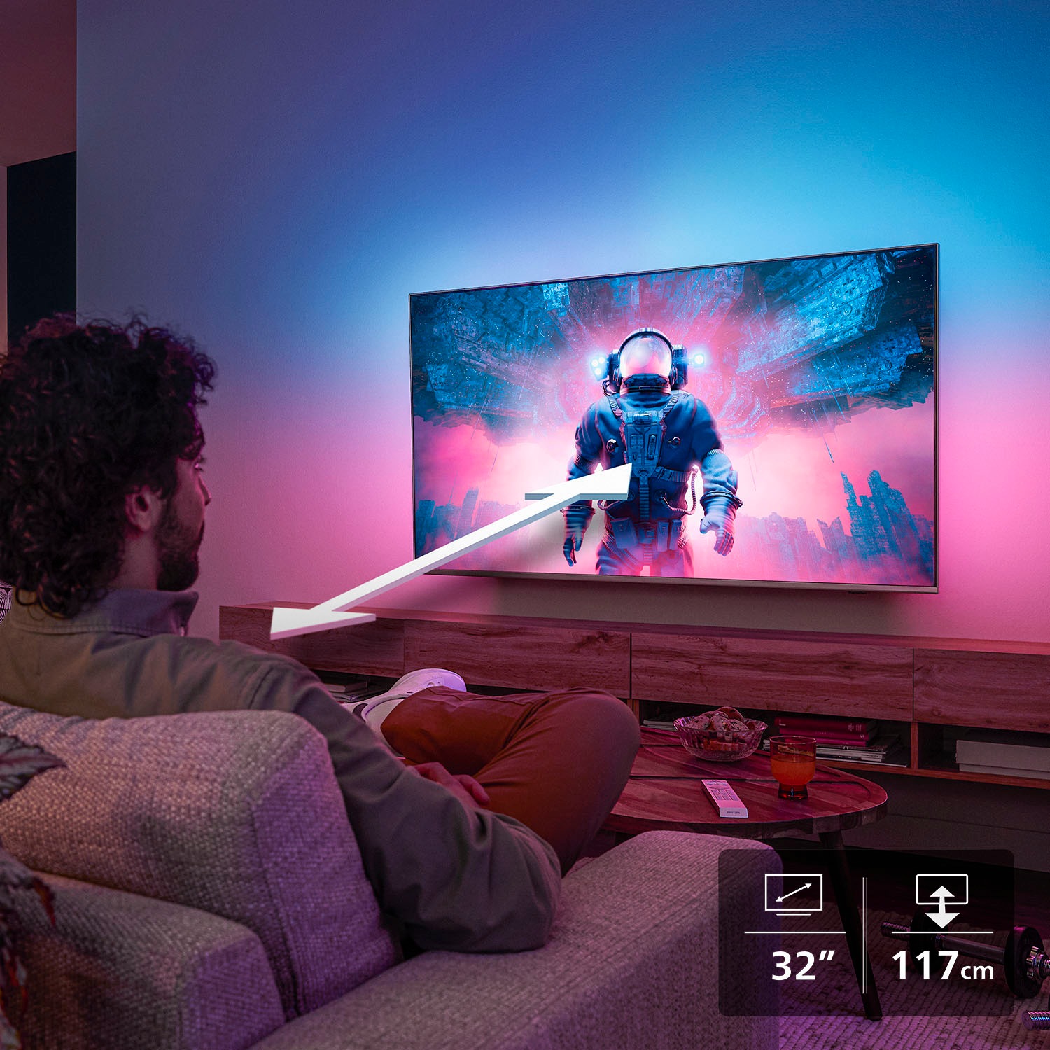 Philips LED-Fernseher »32PFS6900/12«, Full HD, Smart-TV