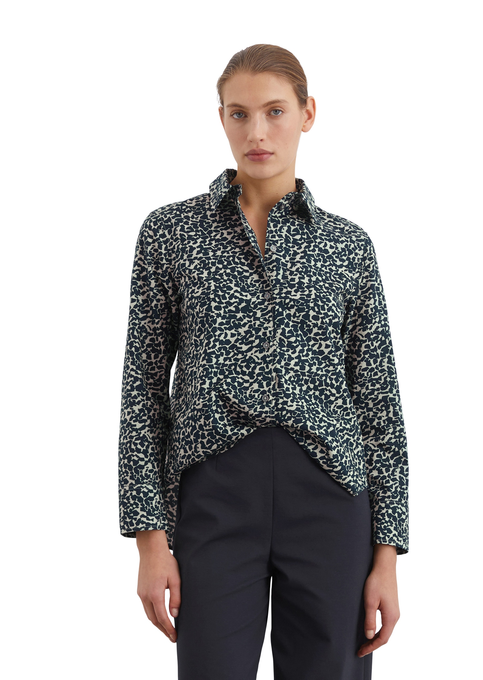 Marc OPolo Langarmbluse "aus Papertouch-Popeline" günstig online kaufen