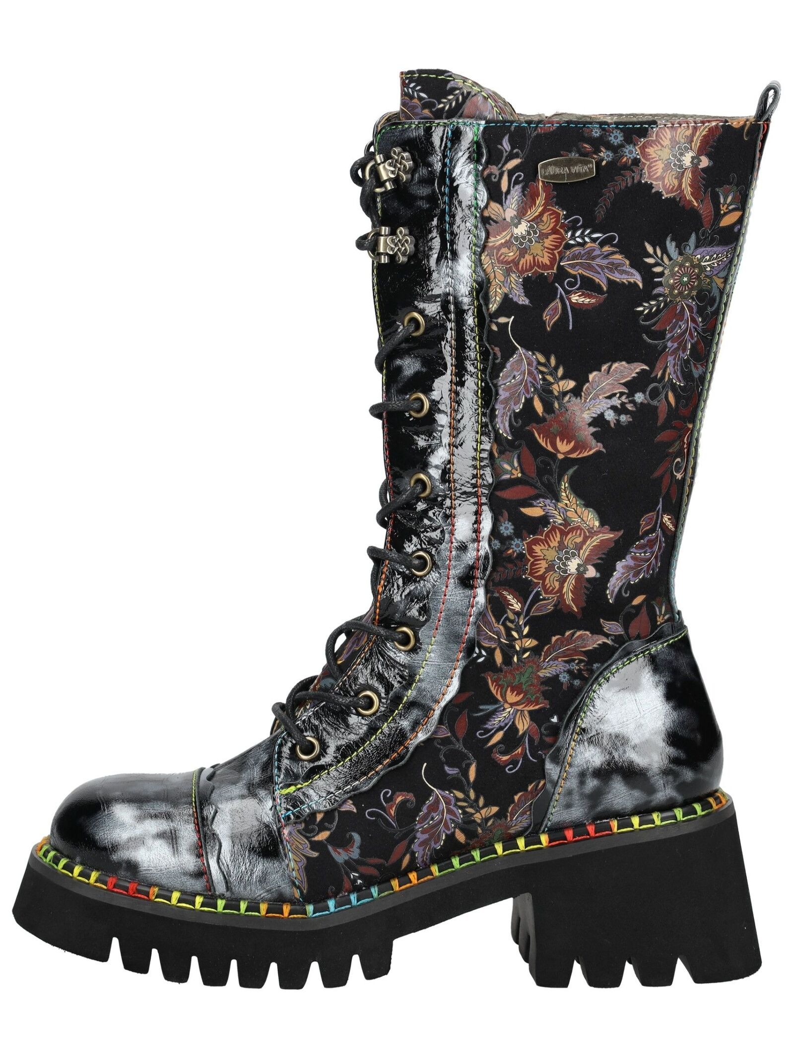 LAURA VITA Schnürstiefel "LAURA VITA Stiefel Leder/Textil" günstig online kaufen