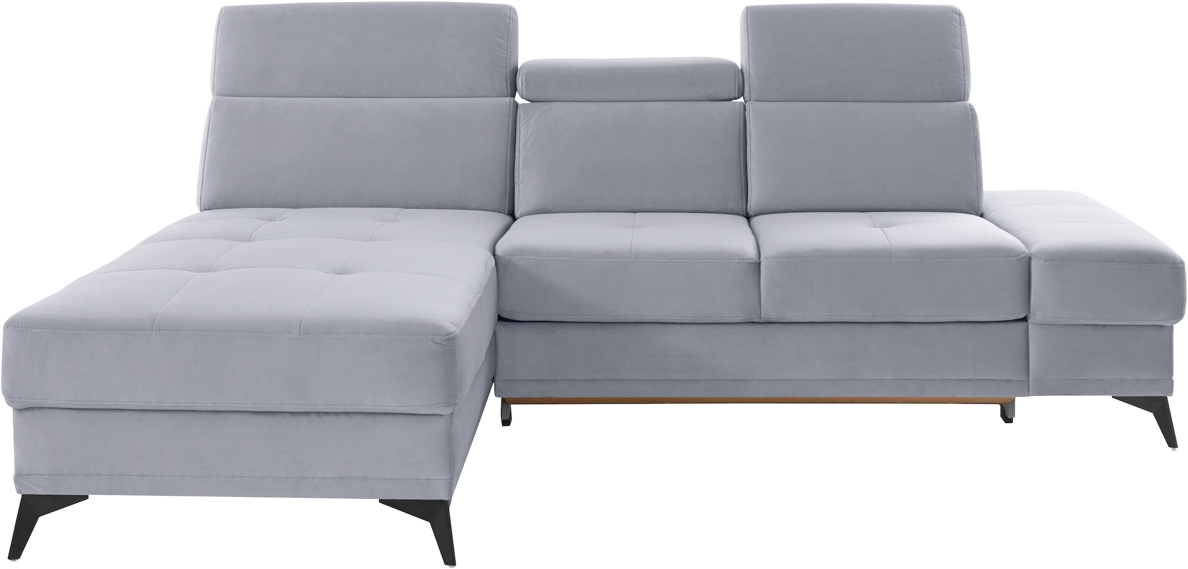 Home affaire Ecksofa "Cardiz L-Form" inkl.Kopfteilverstellung und Federkern günstig online kaufen