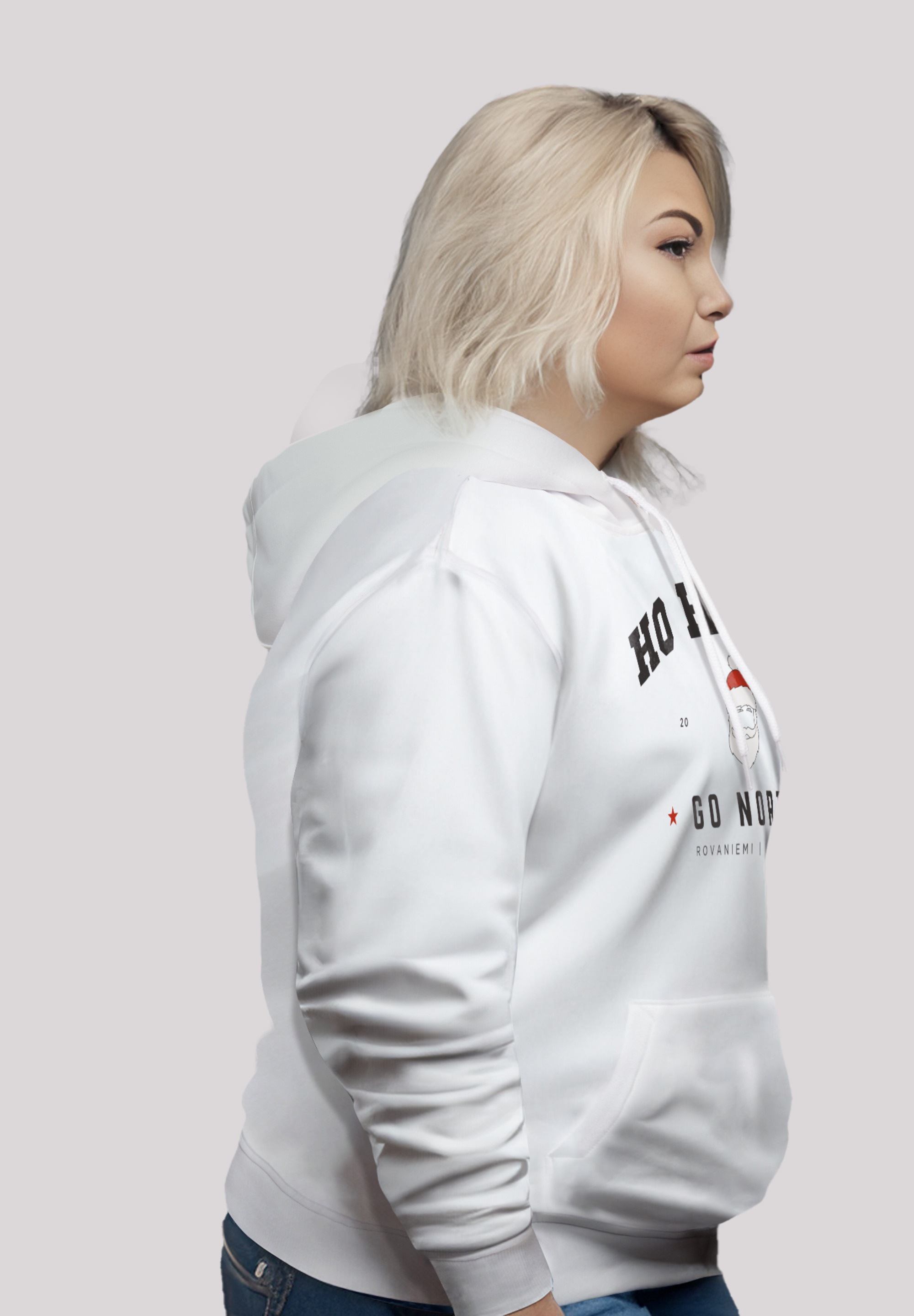 F4NT4STIC Kapuzenpullover »Ho Ho Ho Santa Weihnachten PLUSSIZE«, Premium Qualität