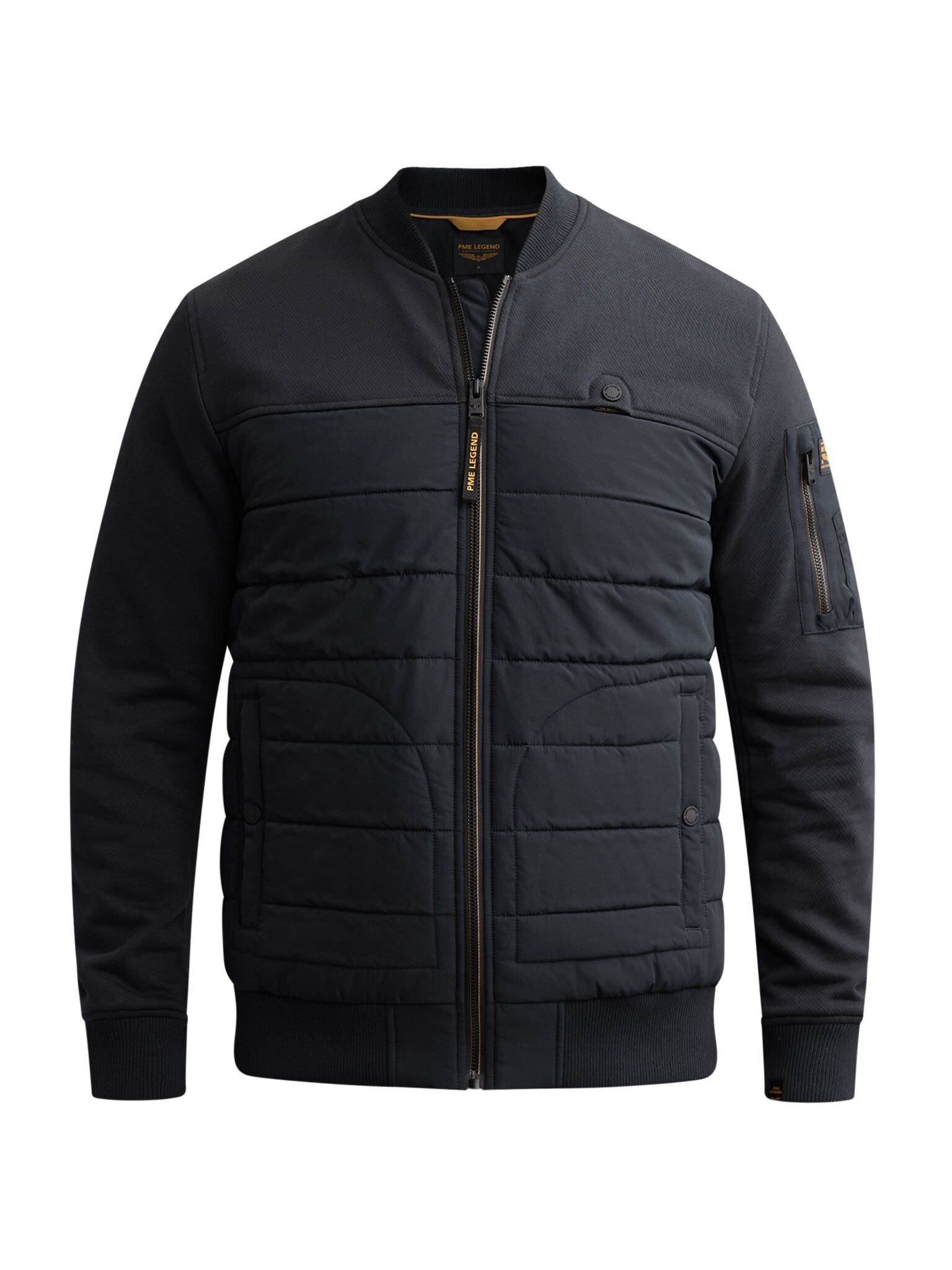 PME LEGEND Bomberjacke in gesteppter Optik, mit Reißverschluss