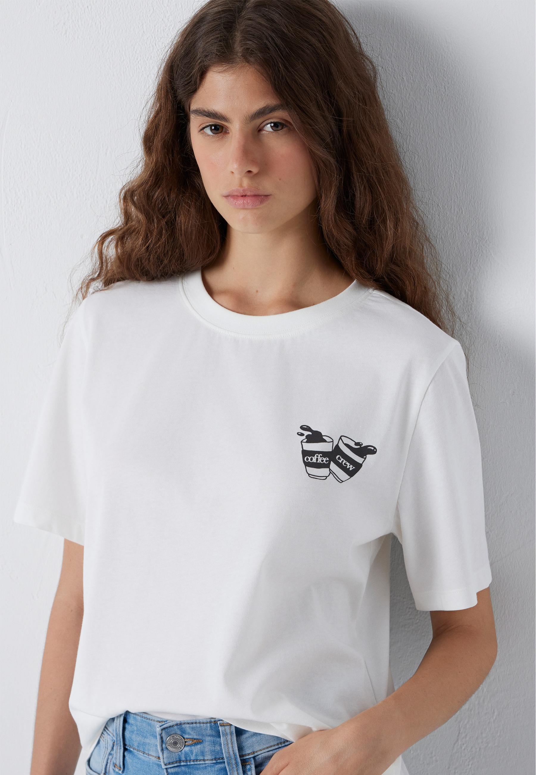 Mavi T-Shirt »SLOGAN PRINTED TSHIRT« T-Shirt mit Backprint