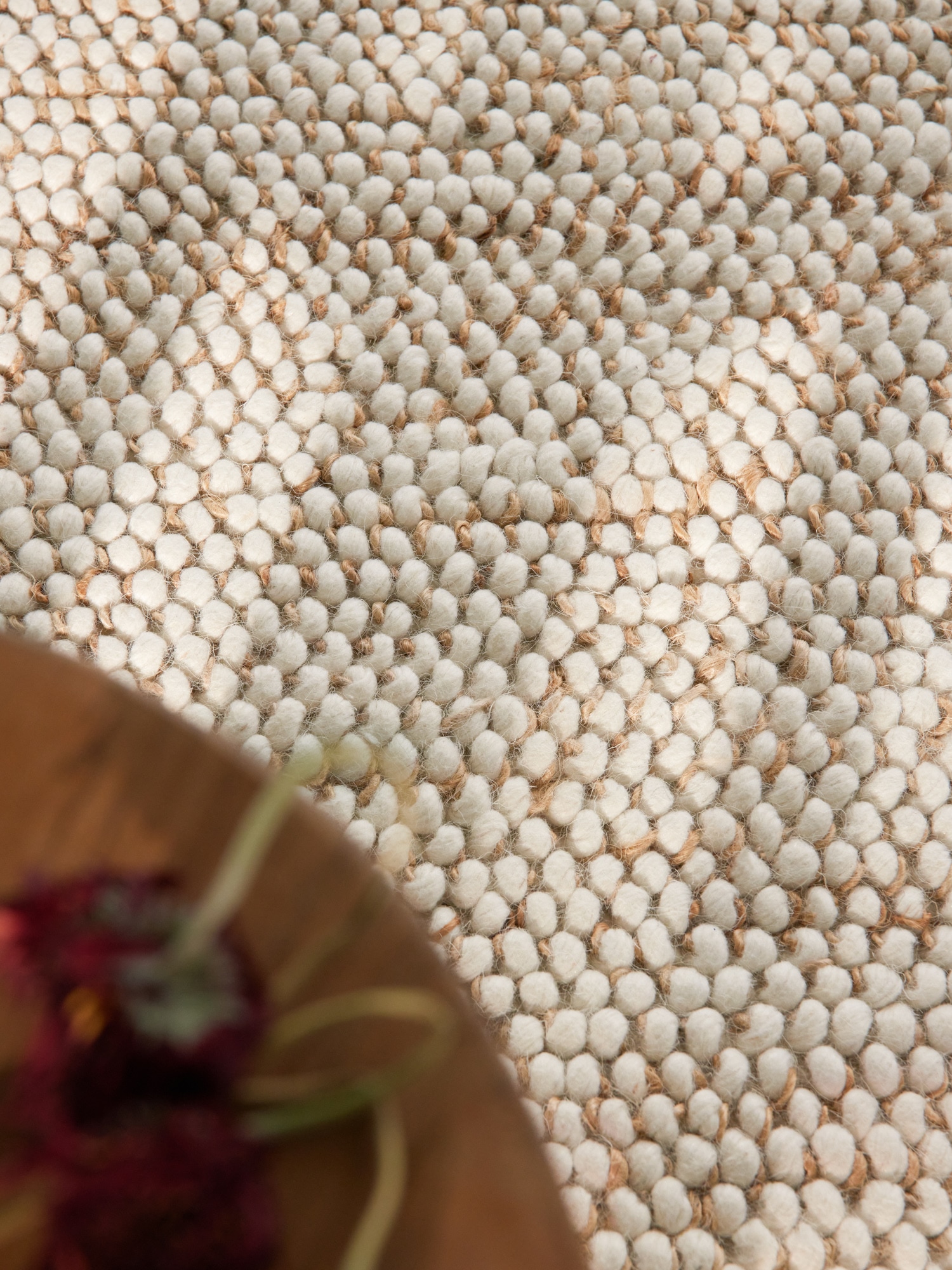 Villeroy & Boch Teppich »Peas« rechteckig 18 mm Höhe Handgewebt, Bouclé, Wolle, Jute, Natur, Läufer, Wohnzimmer, Skandi