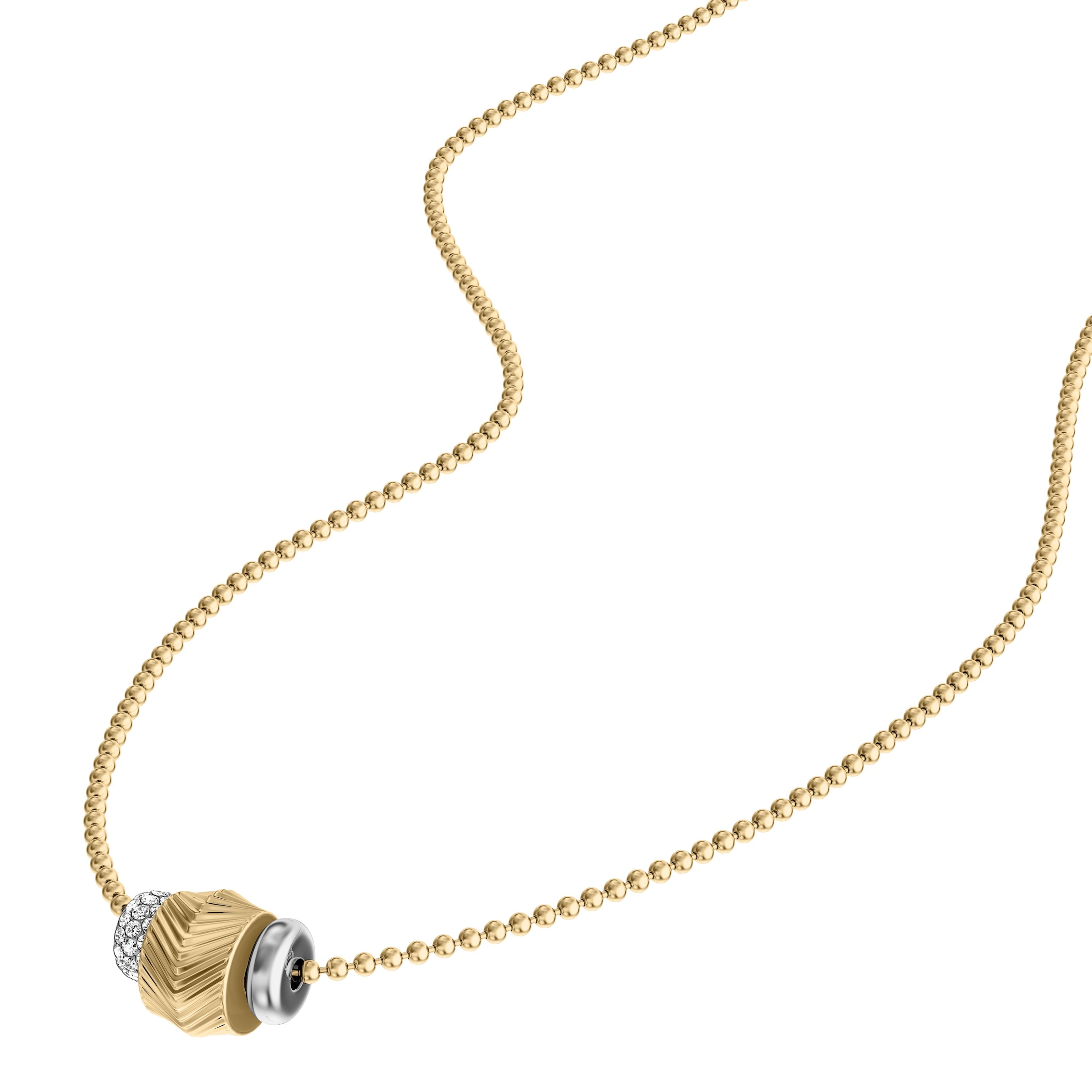 Fossil Kette mit Anhänger »Harlow« mit Glasstein