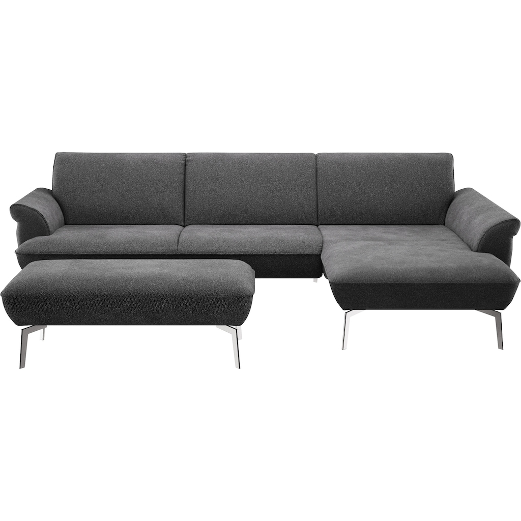 himolla Ecksofa »himolla 9900«, (mit Hocker)