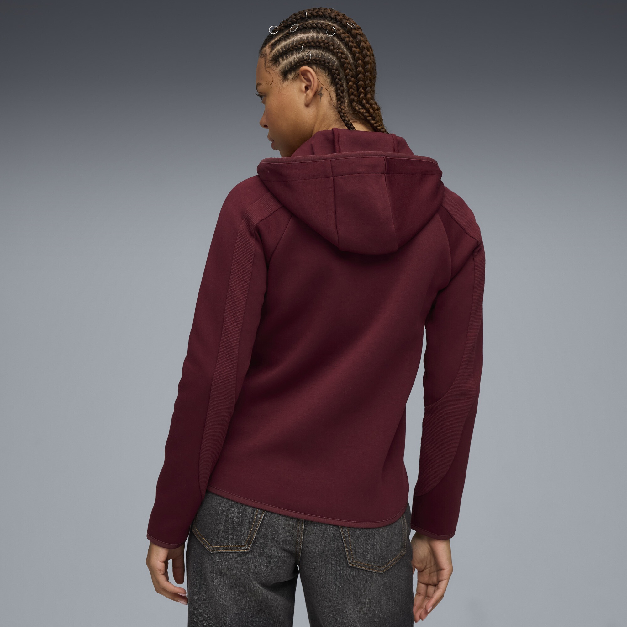 PUMA Sweatjacke »EvoStripe Kapuzenjacke Damen«