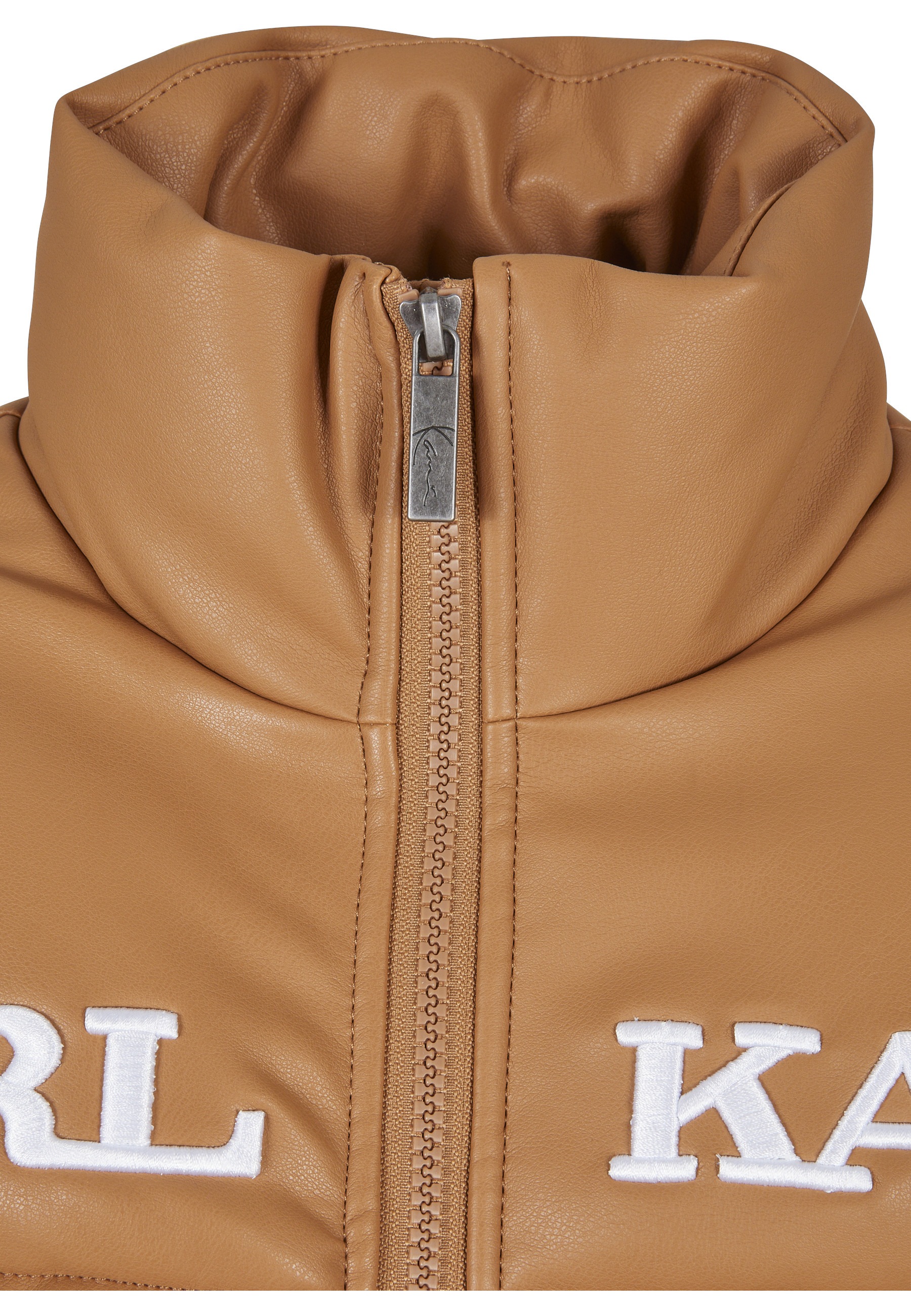 Karl Kani Allwetterjacke »Karl Kani Damen KW224-049-1KK Retro Puffer PU Jacket« 1 Stk. tlg. ohne Kapuze