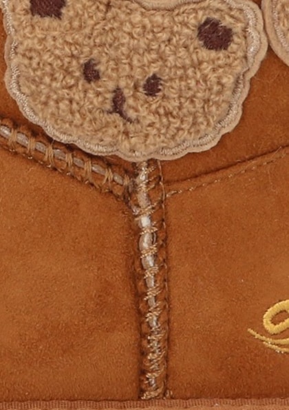 Dockers by Gerli Winterboots, Schlupfboots, Winterstiefel, Snowboots mit süßen Teddy Patches