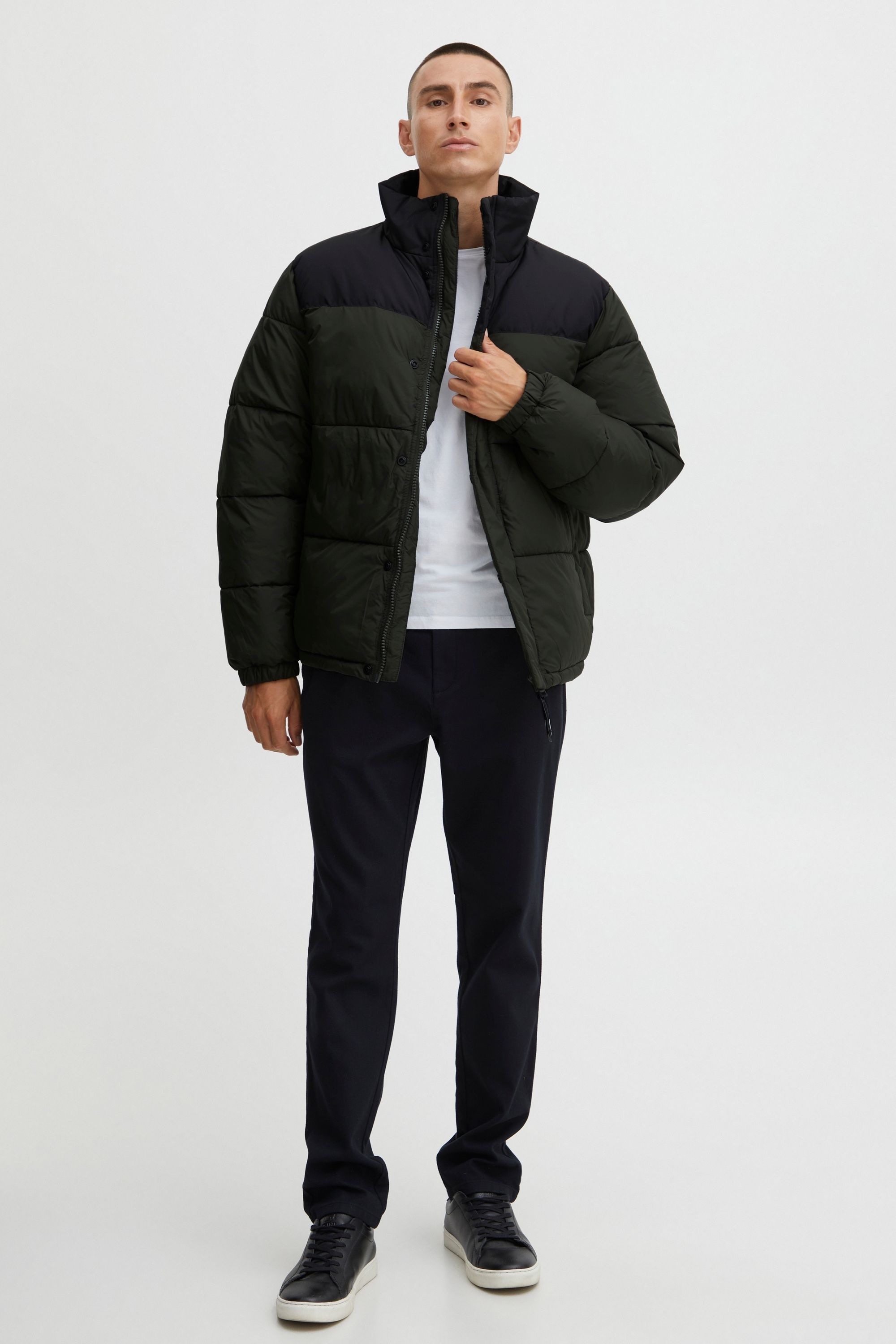 !solid Winterjacke SOLID "Winterjacke SDCallen", Herren, Gr. M, grün (rosin), Obermaterial: 100% Nylon NY., Jacken Winterjacke 2