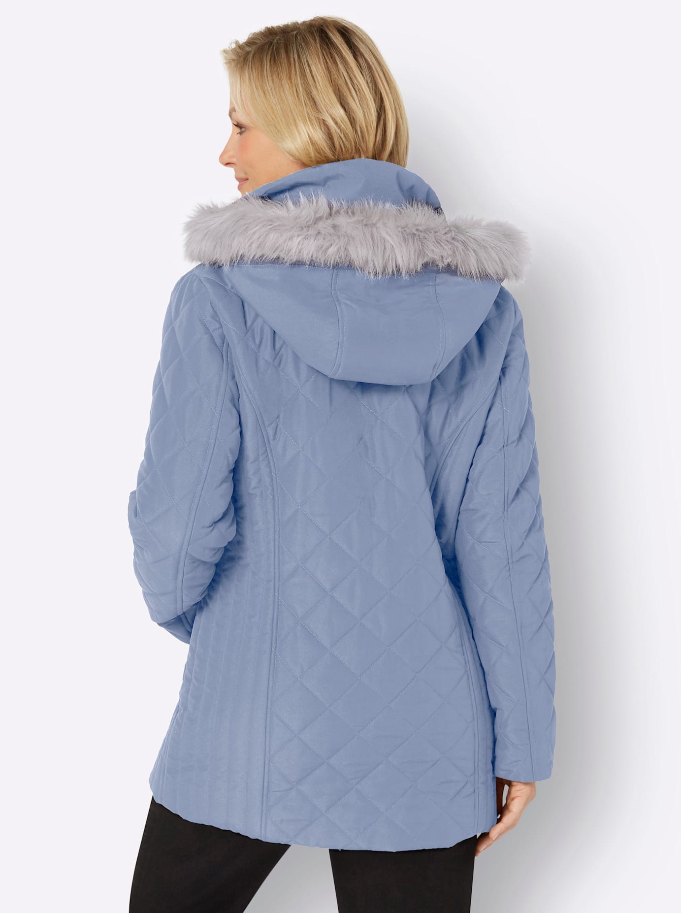 Classic Basics Steppjacke, mit Kapuze