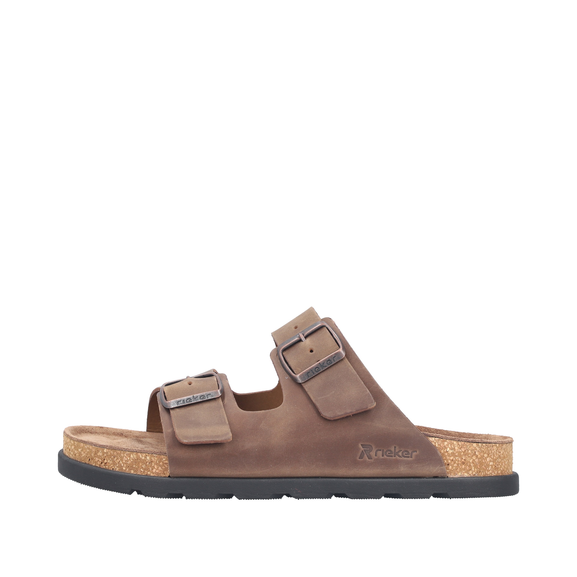 Rieker Pantolette  Sommerschuh, Strandschuh, Hausschuh mit bequemem Fußbett