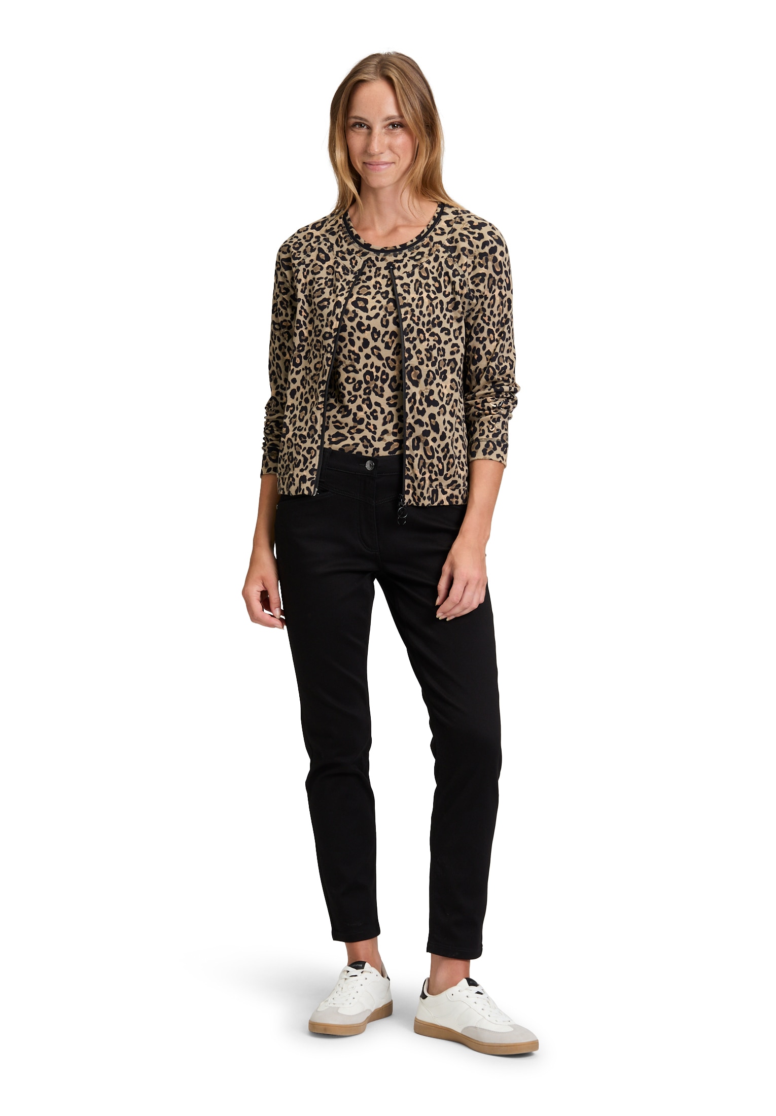 Betty Barclay Sweatjacke »Betty Barclay Shirtjacke mit Rippenstruktur«