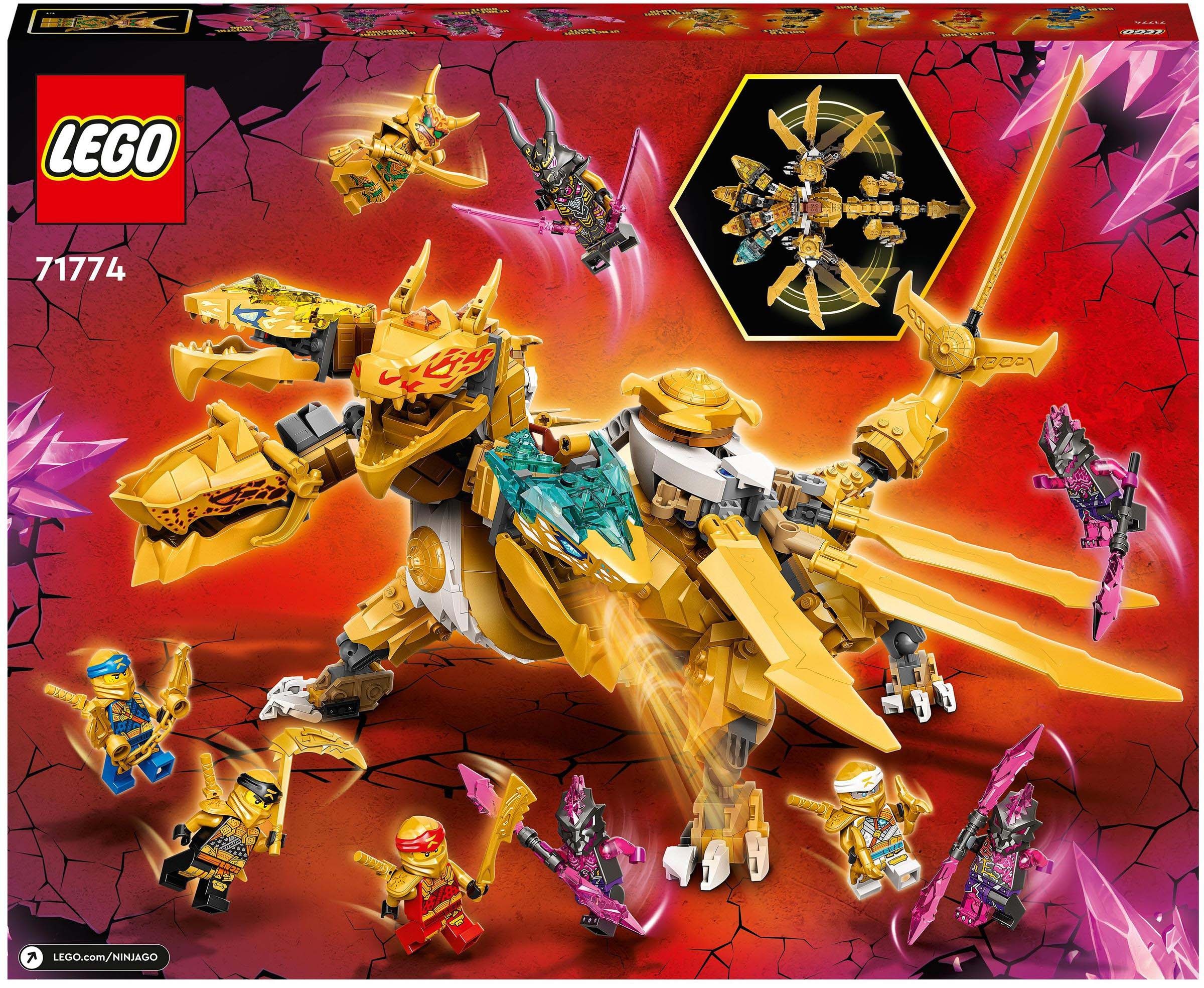 LEGO® Konstruktionsspielsteine »Lloyds Ultragolddrache (71774), LEGO® NINJAGO«, (989 St.)