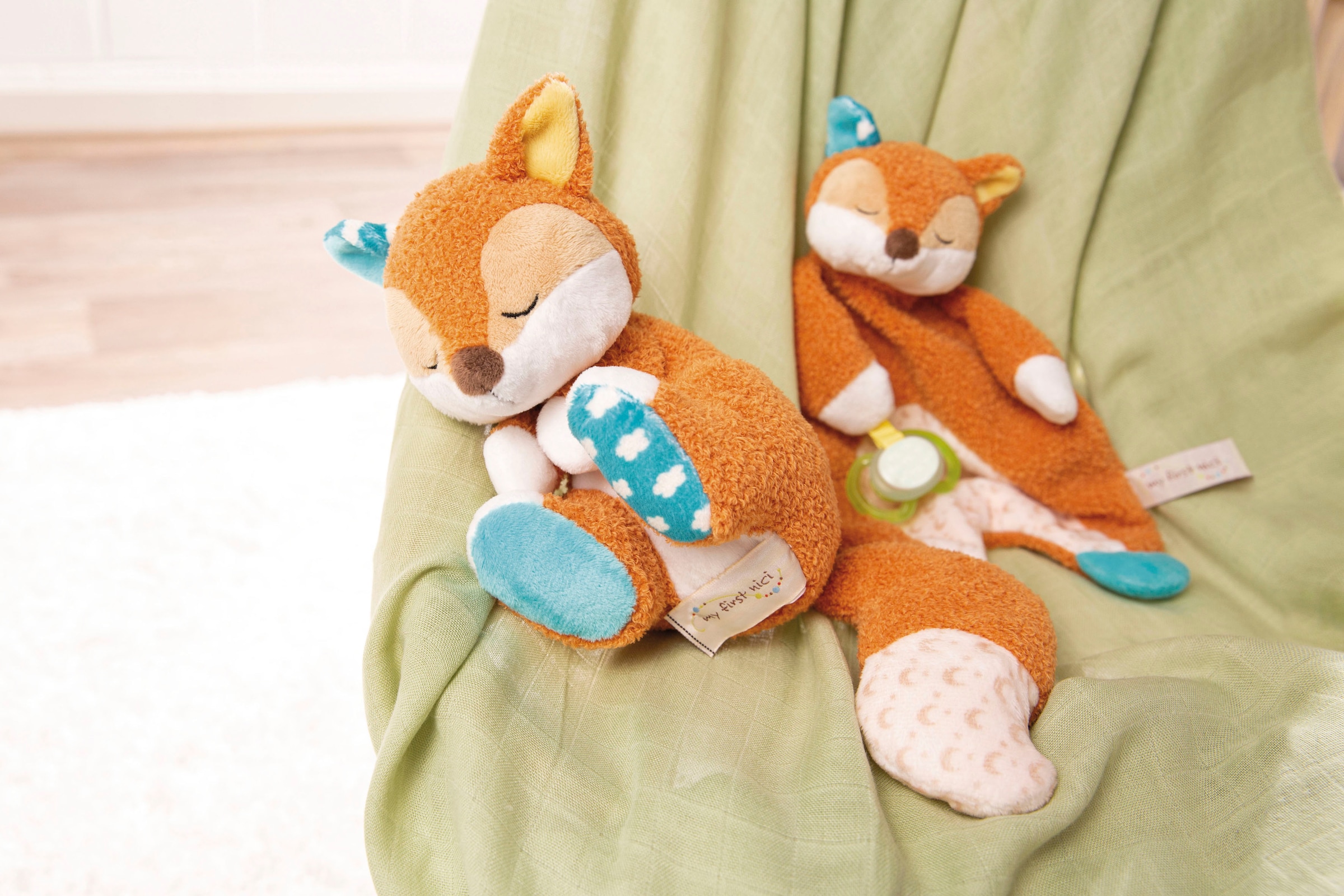 Nici Kuscheltier »My First NICI, Fuchs Finni schlafend, 23 cm«