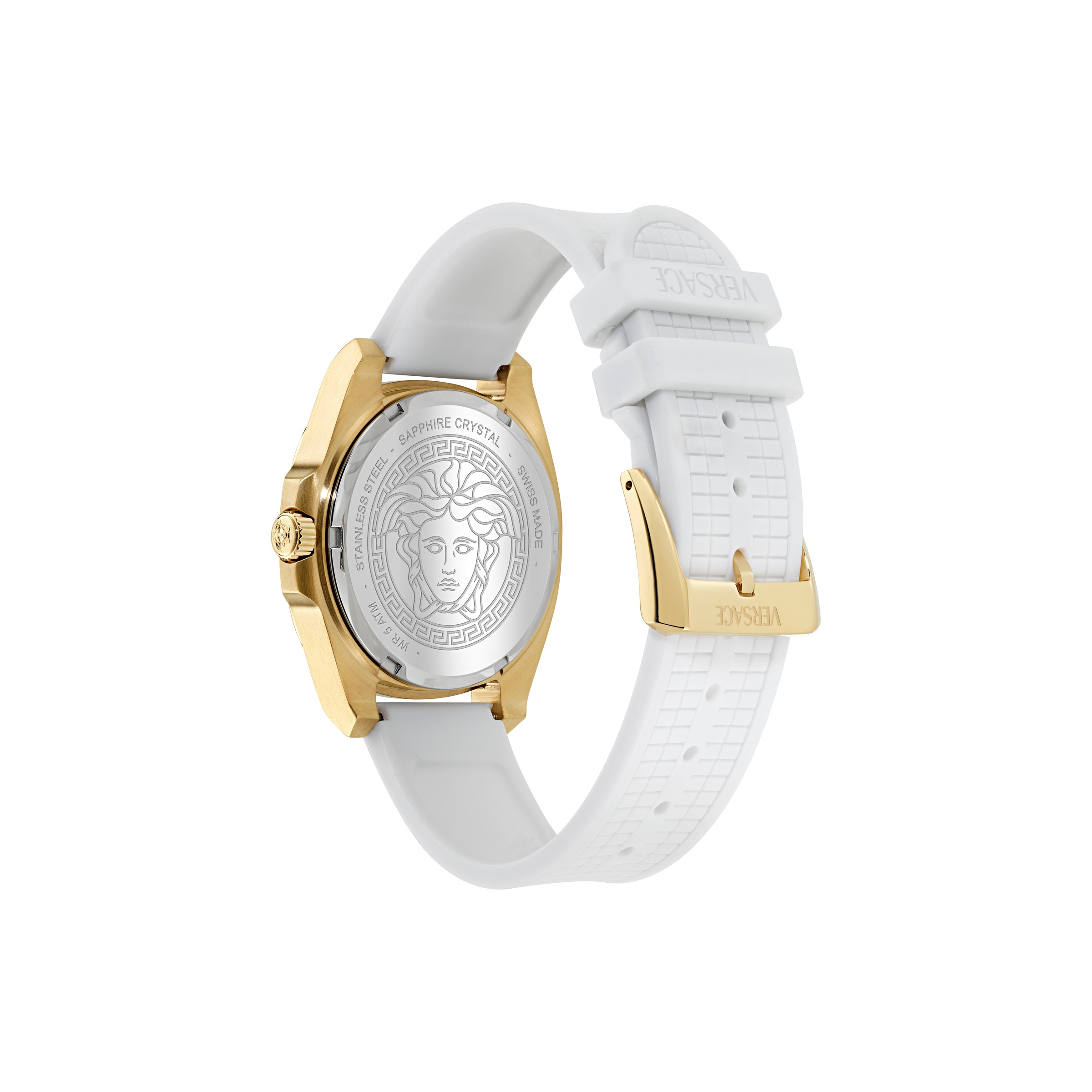 Versace Quarzuhr »GRECA PULSE« Armbanduhr, Damenuhr, Swiss Made, analog