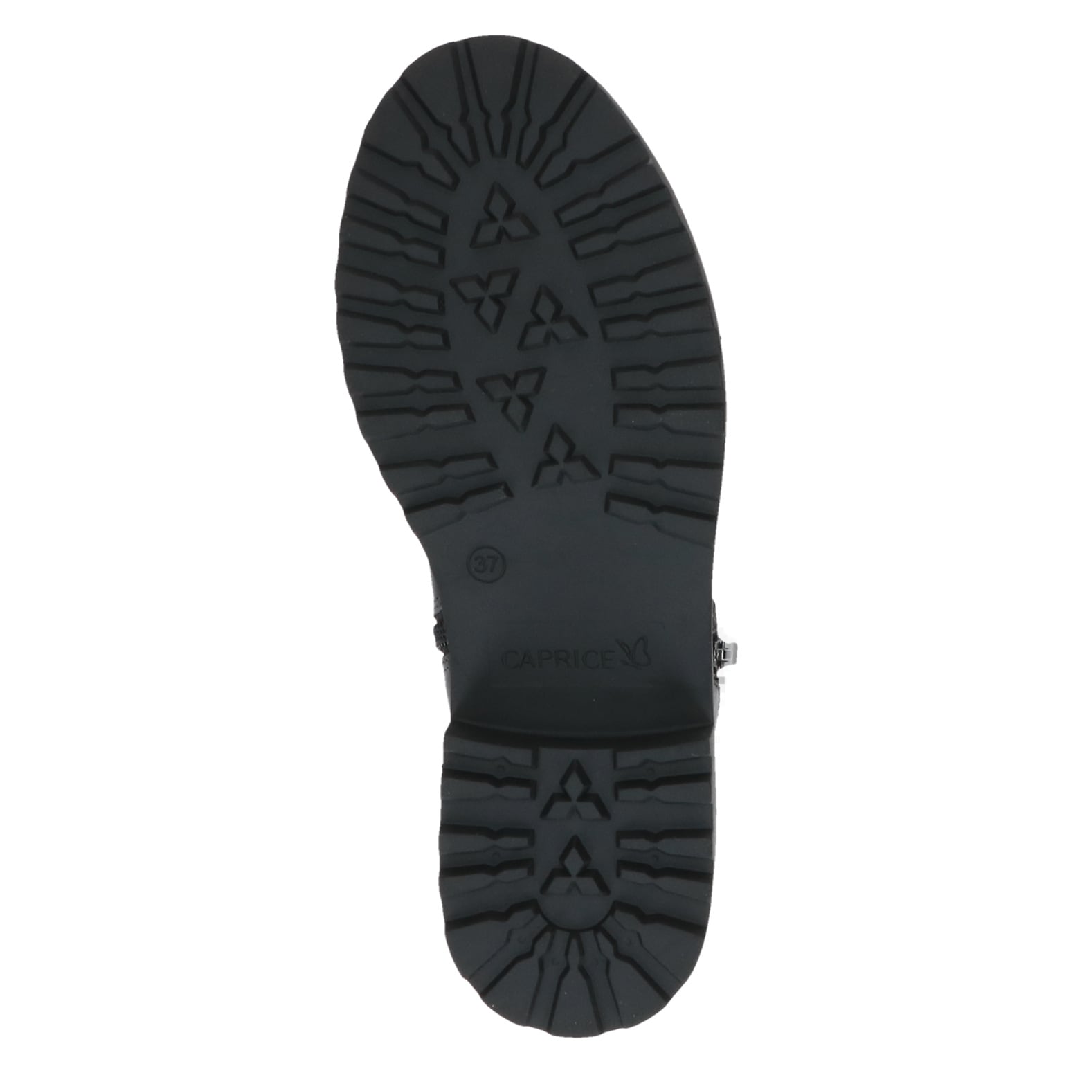 Caprice Chelseaboots, Blockabsatz, Stiefelette mit Zierreißverschluss außen