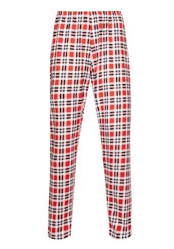 Schlafanzug »TRIGEMA Pyjamahose mit Karo-Muster«, (1 tlg.)