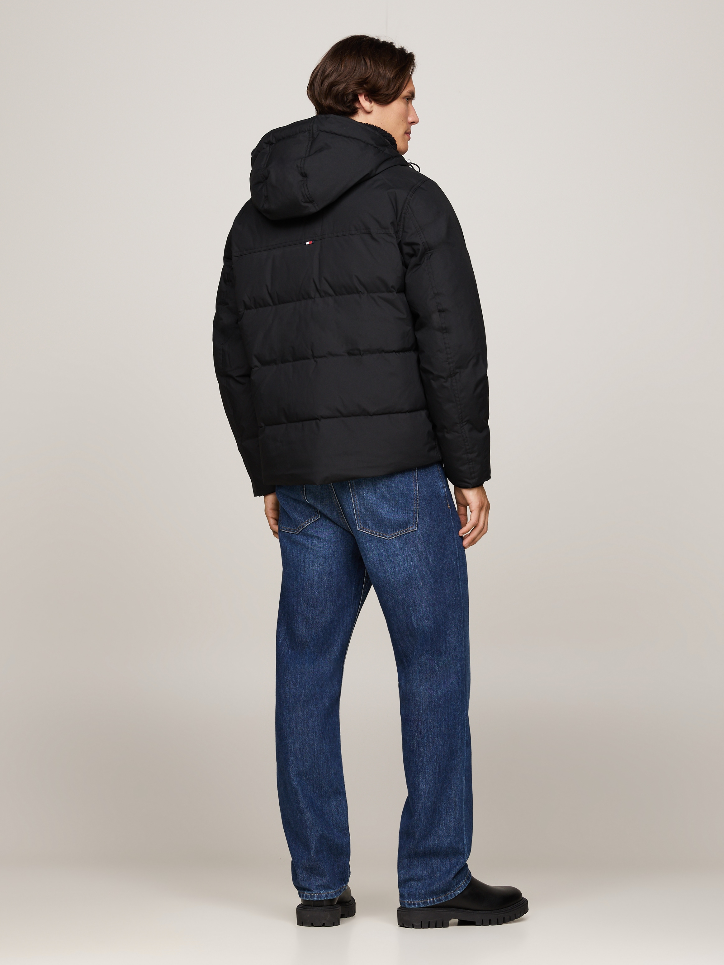 Tommy Hilfiger Parka »ROCKIE UTILITY HOODED JACKET«, mit Kapuze, Abnehmbare Kapuze mit Kordelzug, 2-Wege-Reißverschluss