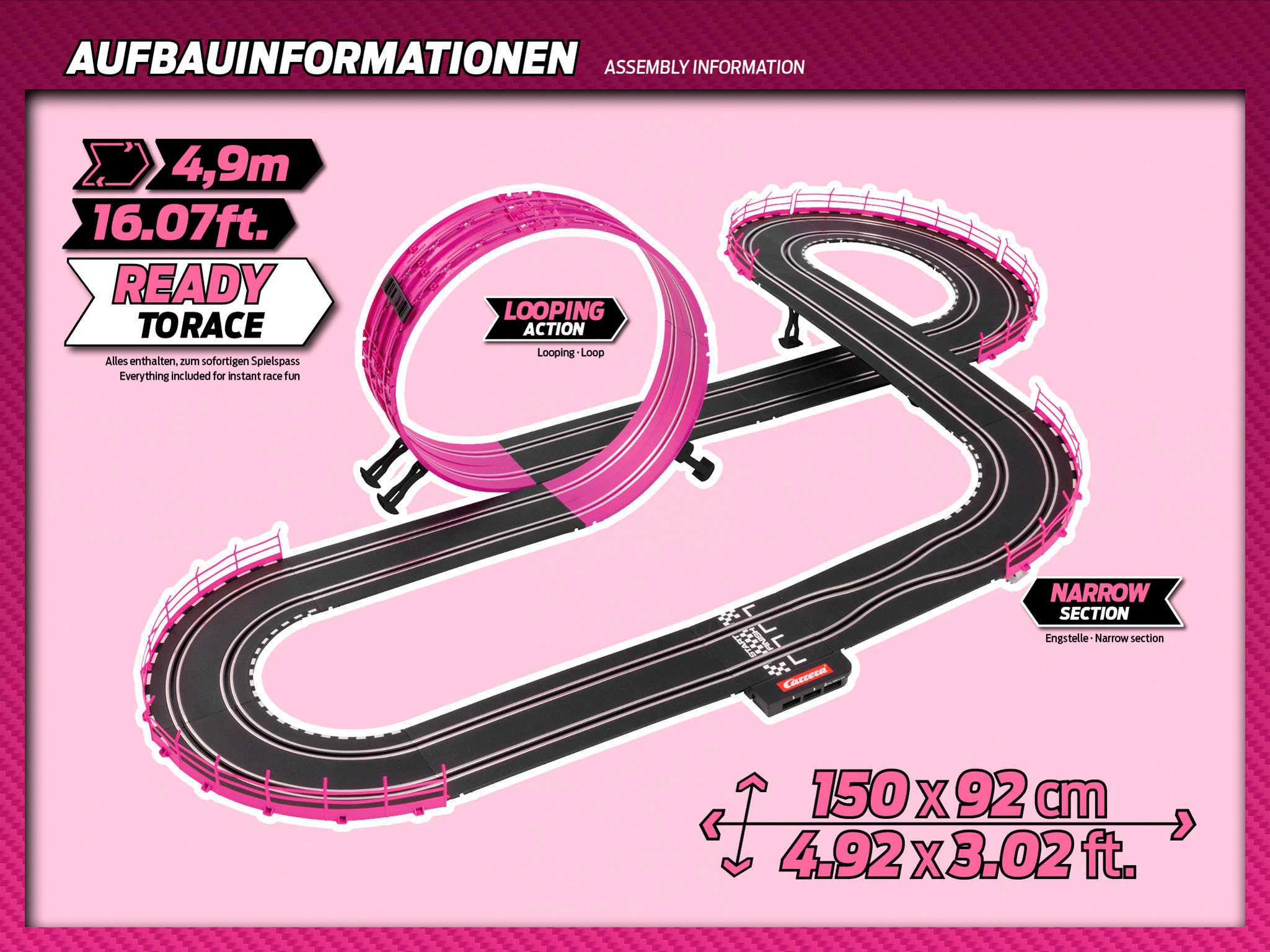 Carrera® Autorennbahn »Carrera GO!!! - Glamour Racing«