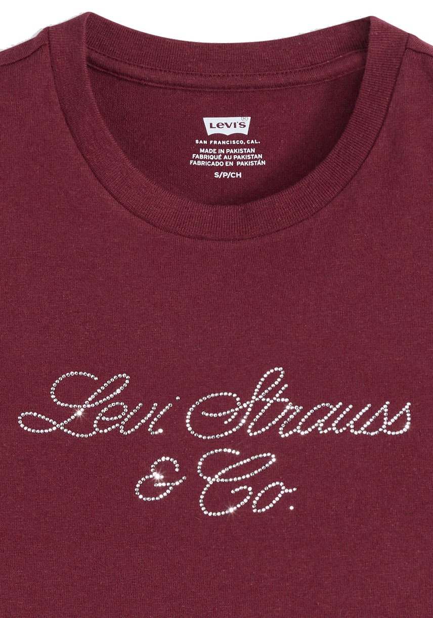 Levi's® T-Shirt »GRAPHIC CLASSIC T« Glitzerne Applikation