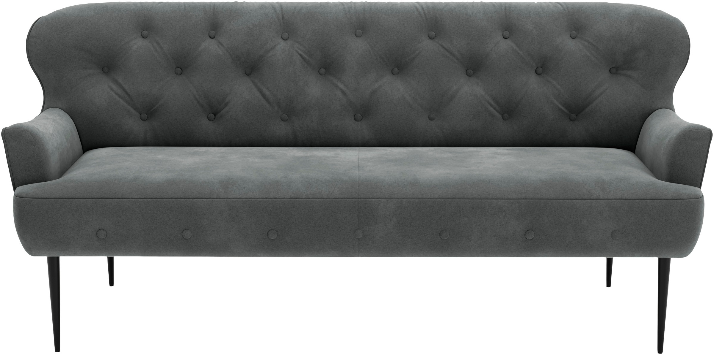 Home affaire 3-Sitzer "Amber" mit Knopfheftung,in verschieden Stoffarten günstig online kaufen