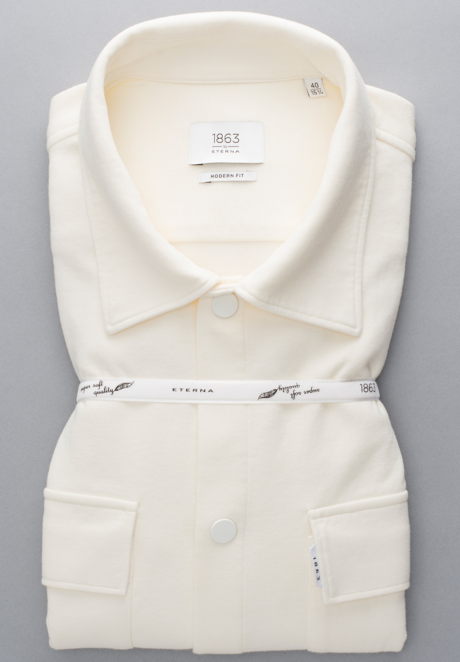 Eterna Langarmhemd »MODERN FIT«, EASY IRON (bügelleicht)