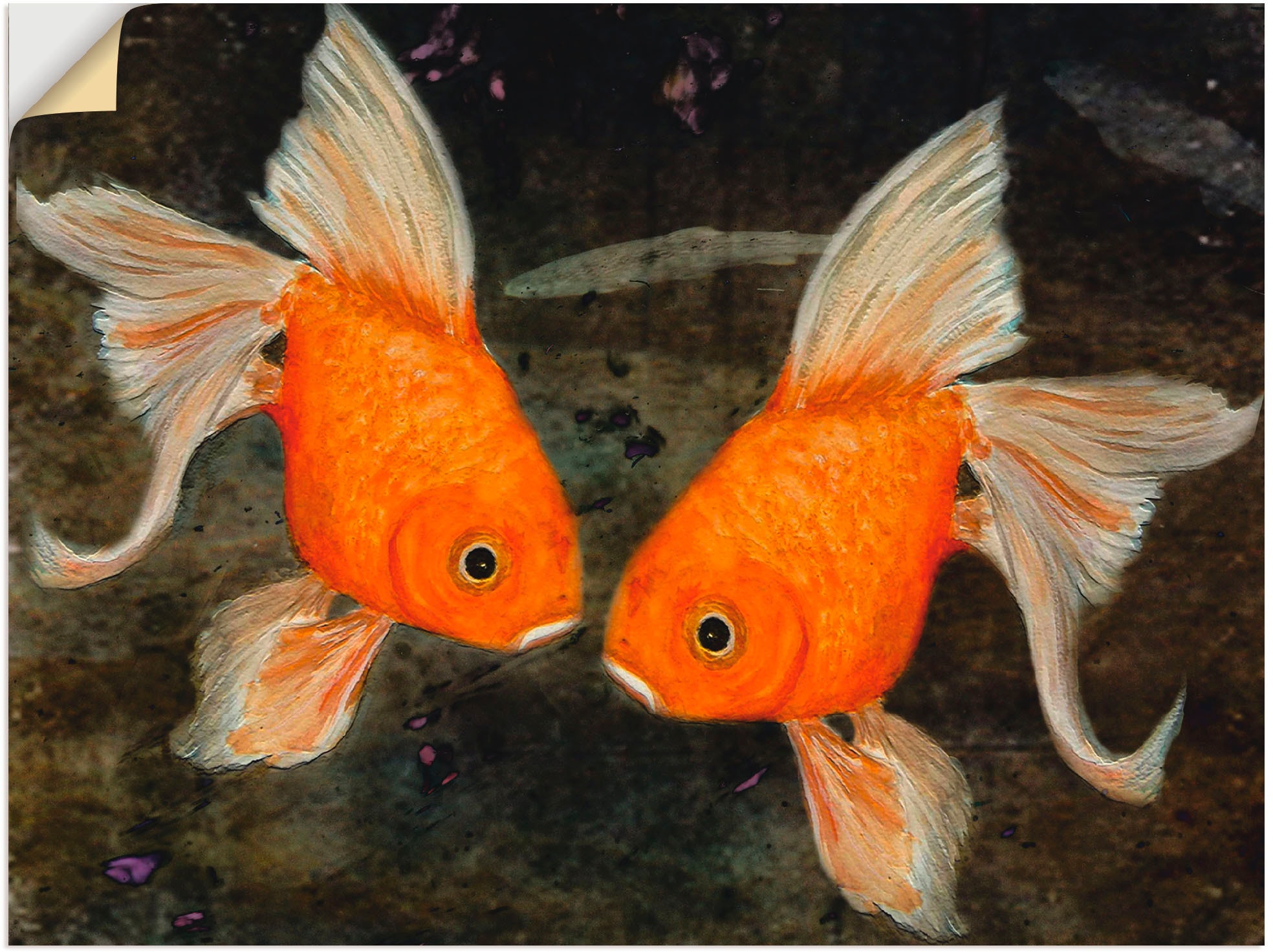 »Turtelfische«, in versch. St.), Größen Leinwandbild, bestellen Wandaufkleber Wandbild Wassertiere, BAUR (1 oder | Artland als Poster