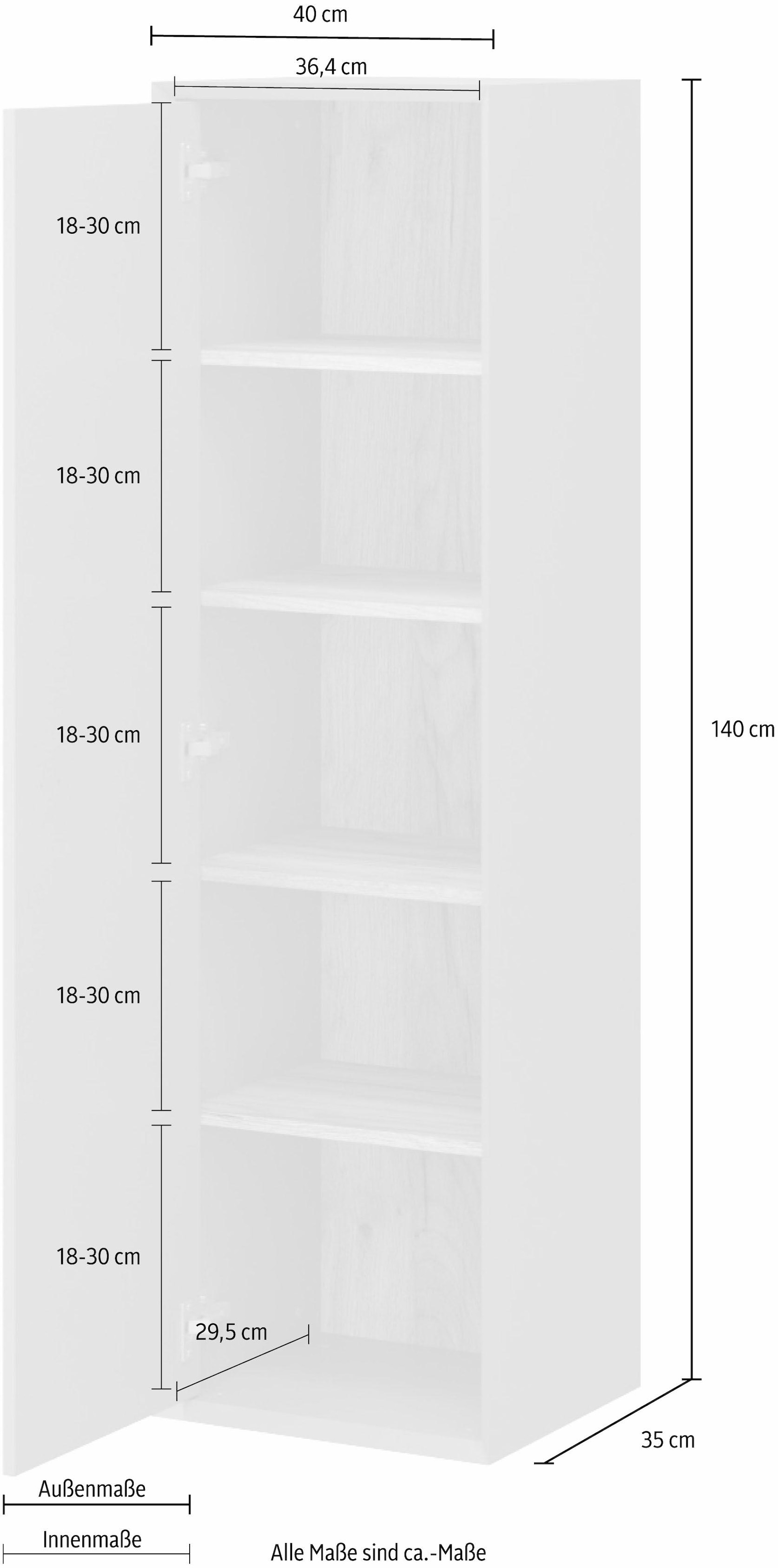 GERMANIA Hängeschrank »Calvi« Höhe 140 cm