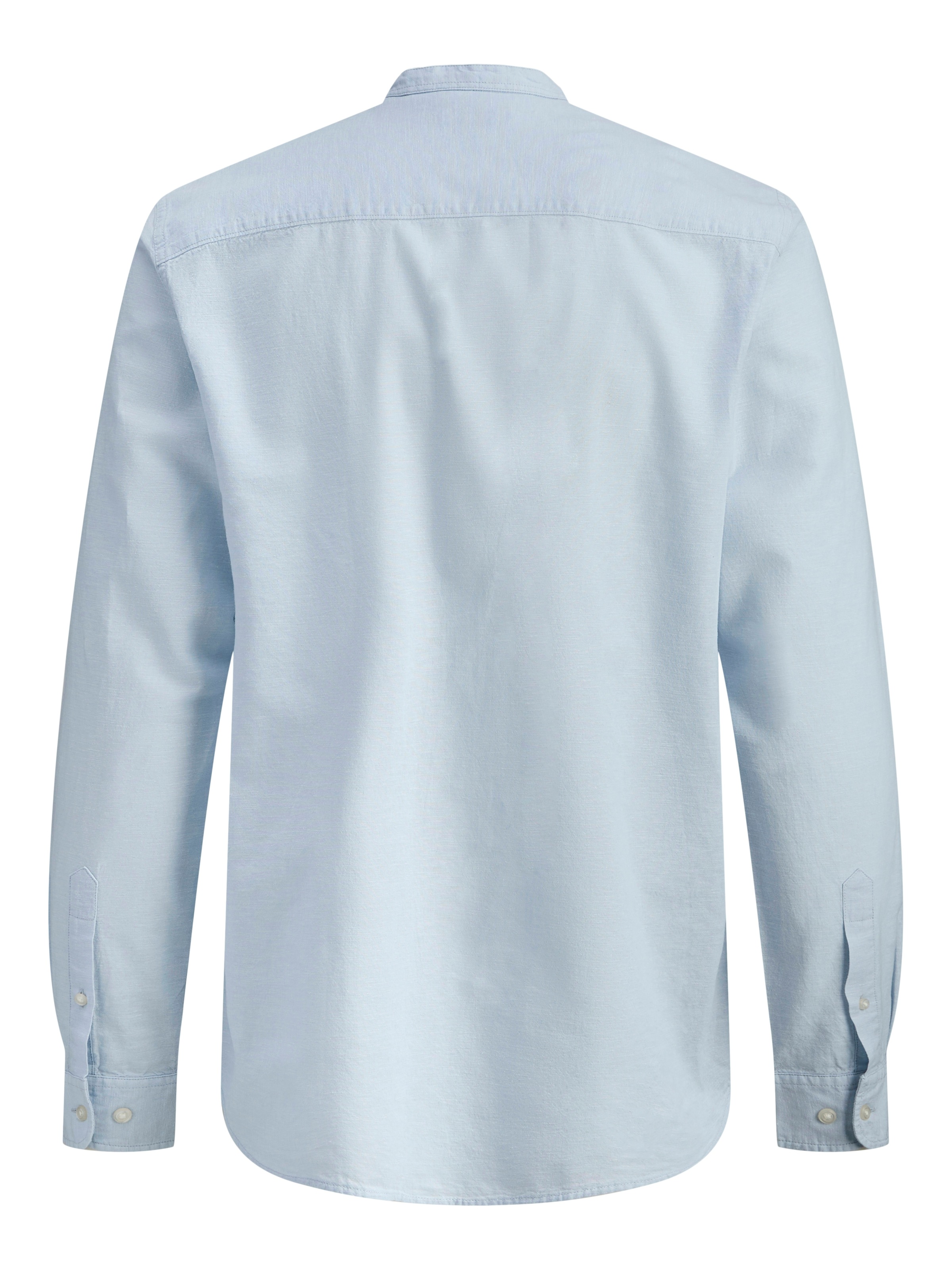 Jack & Jones PlusSize Langarmhemd "JJEBREEZE LINEN BLEND BAND SHIRT L PLS" günstig online kaufen
