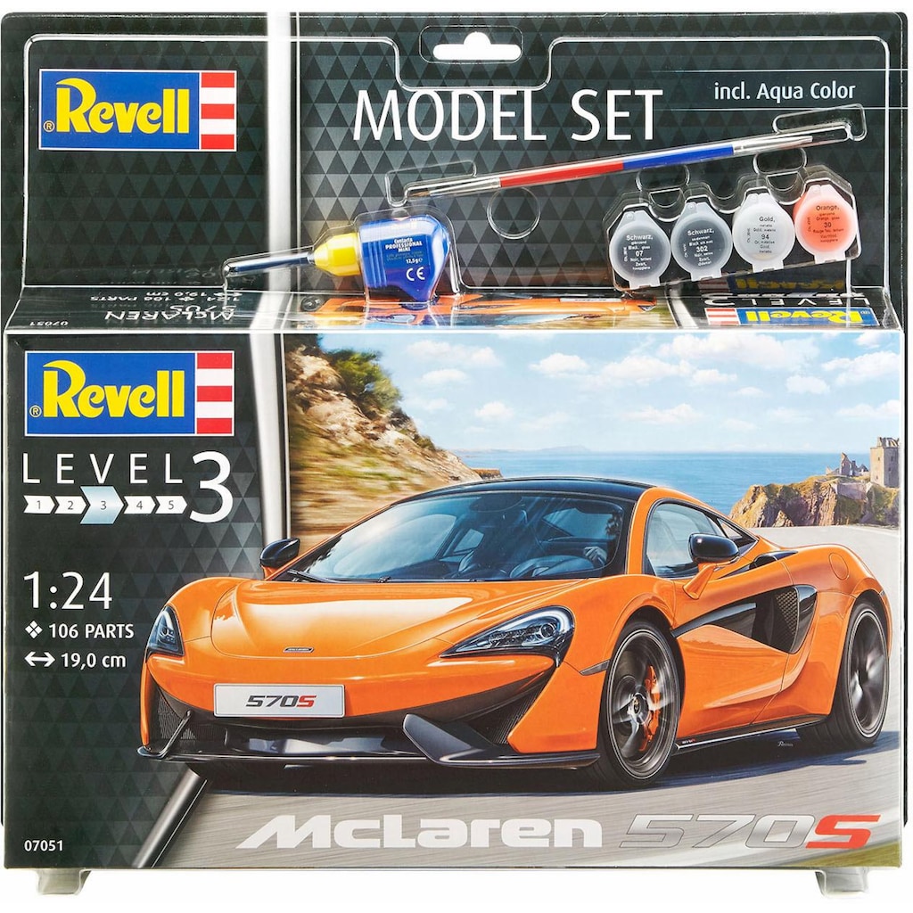 Revell® Modellbausatz »Model Set, McLaren 570S«, (Set), 1:24