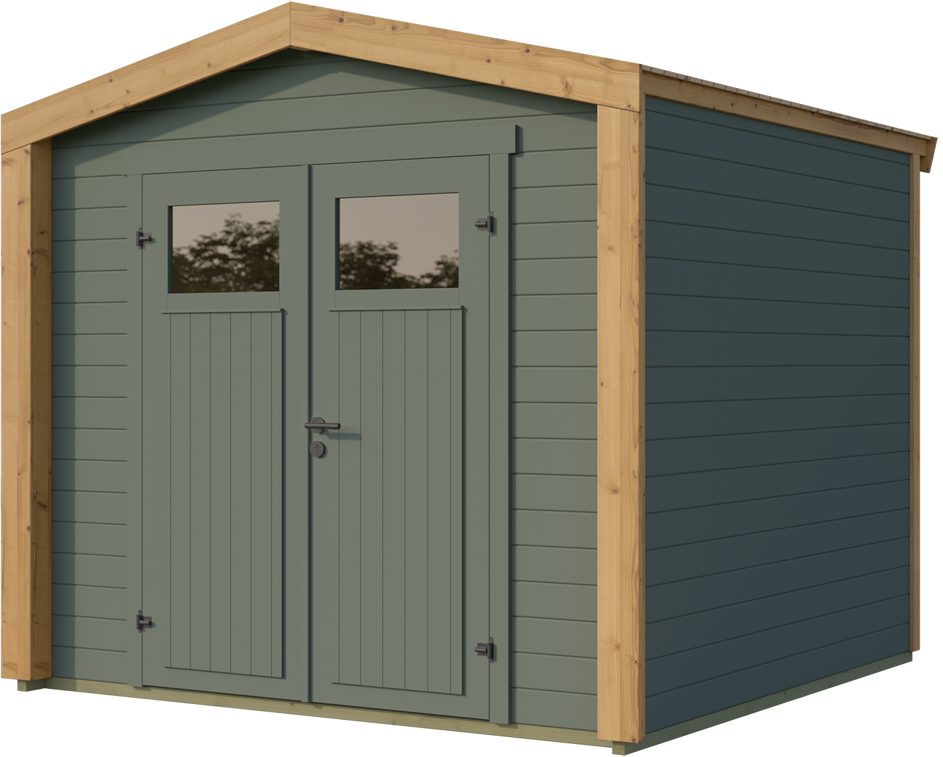 weka Gartenhaus »Killarney« Doppeltür, 1/4 verglast