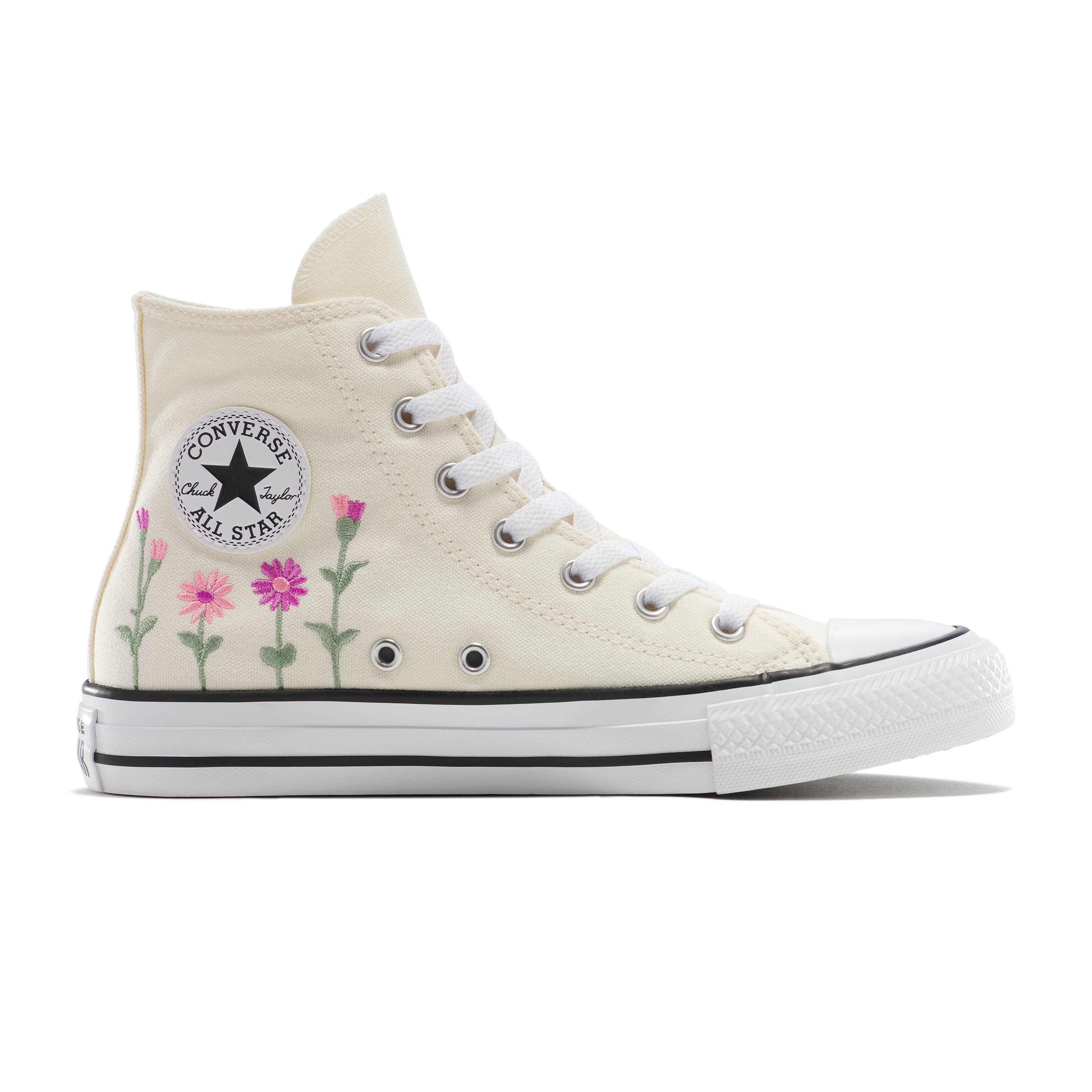 CONVERSE Jungen Sneaker "CHUCK TAYLOR ALL STAR FLORALS", Gr. 38egret, lt jellyfish jitter, Textil, Schuhe