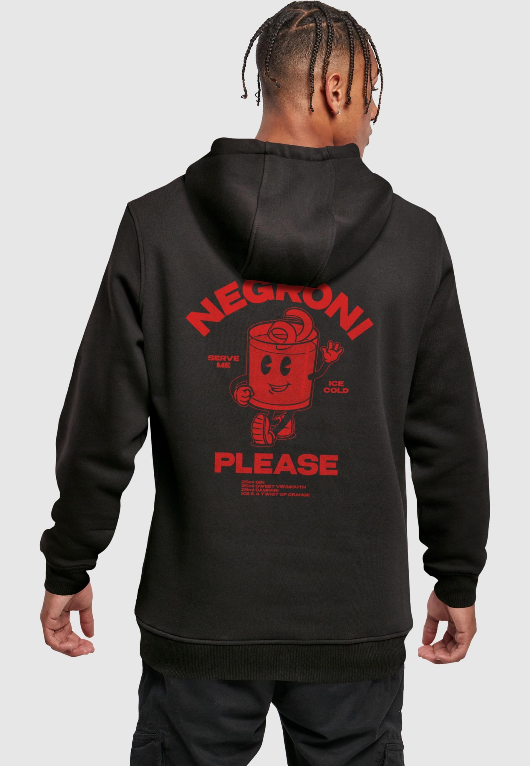 MisterTee Kapuzensweatshirt »MisterTee Negroni Please Hoody«, (1 tlg.)