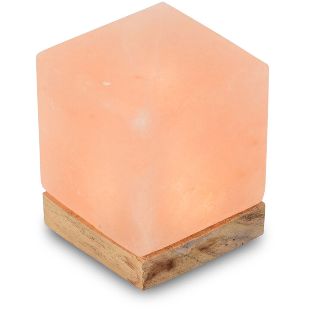 HIMALAYA SALT DREAMS Salzkristall-Tischlampe »USB-Kubus«