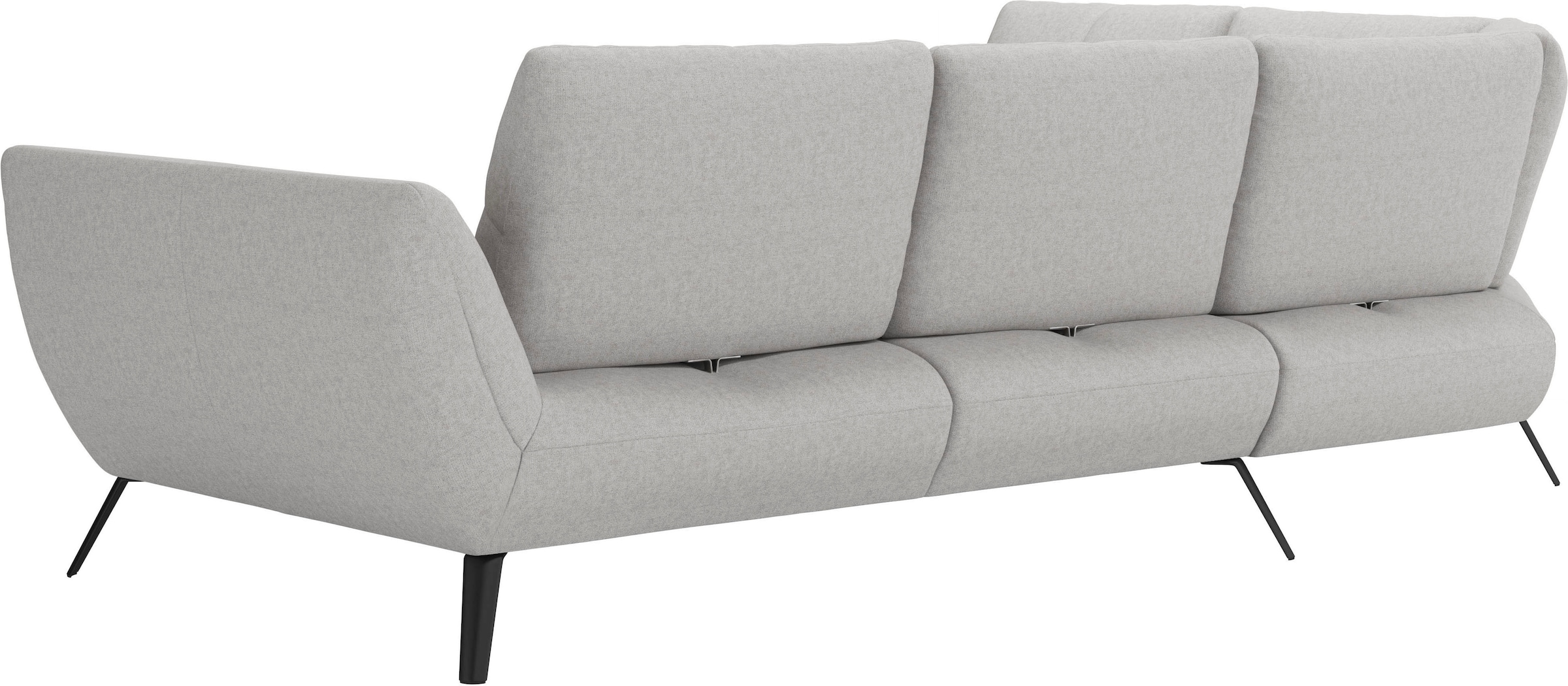 Places of Style Ecksofa »Mikado L-Form«, inkl. Sitztiefenverstellung und Armteilverstellung