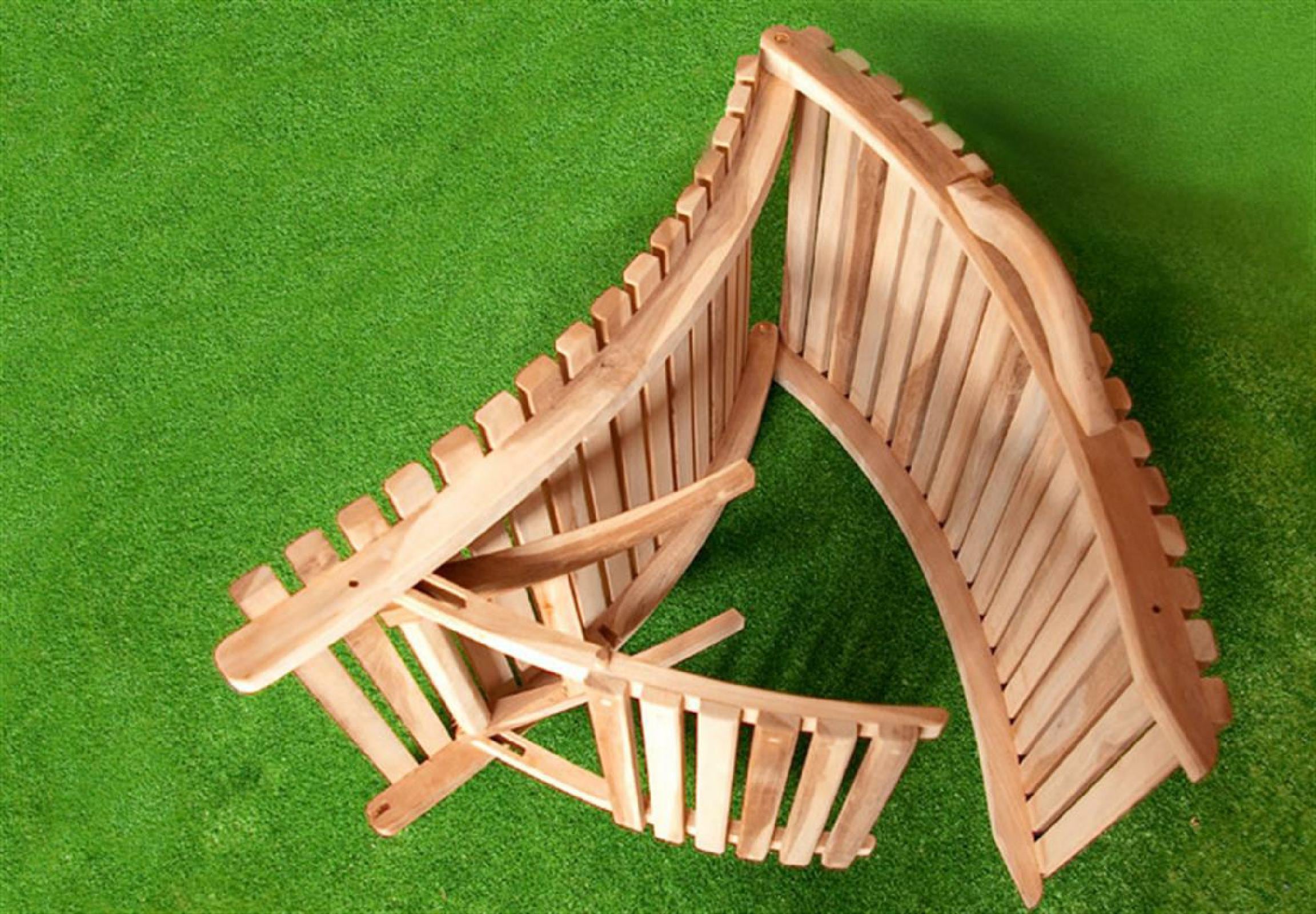 VCM Gartenliege »Strandliege Sonnenliege Gartenliege Teakholz«