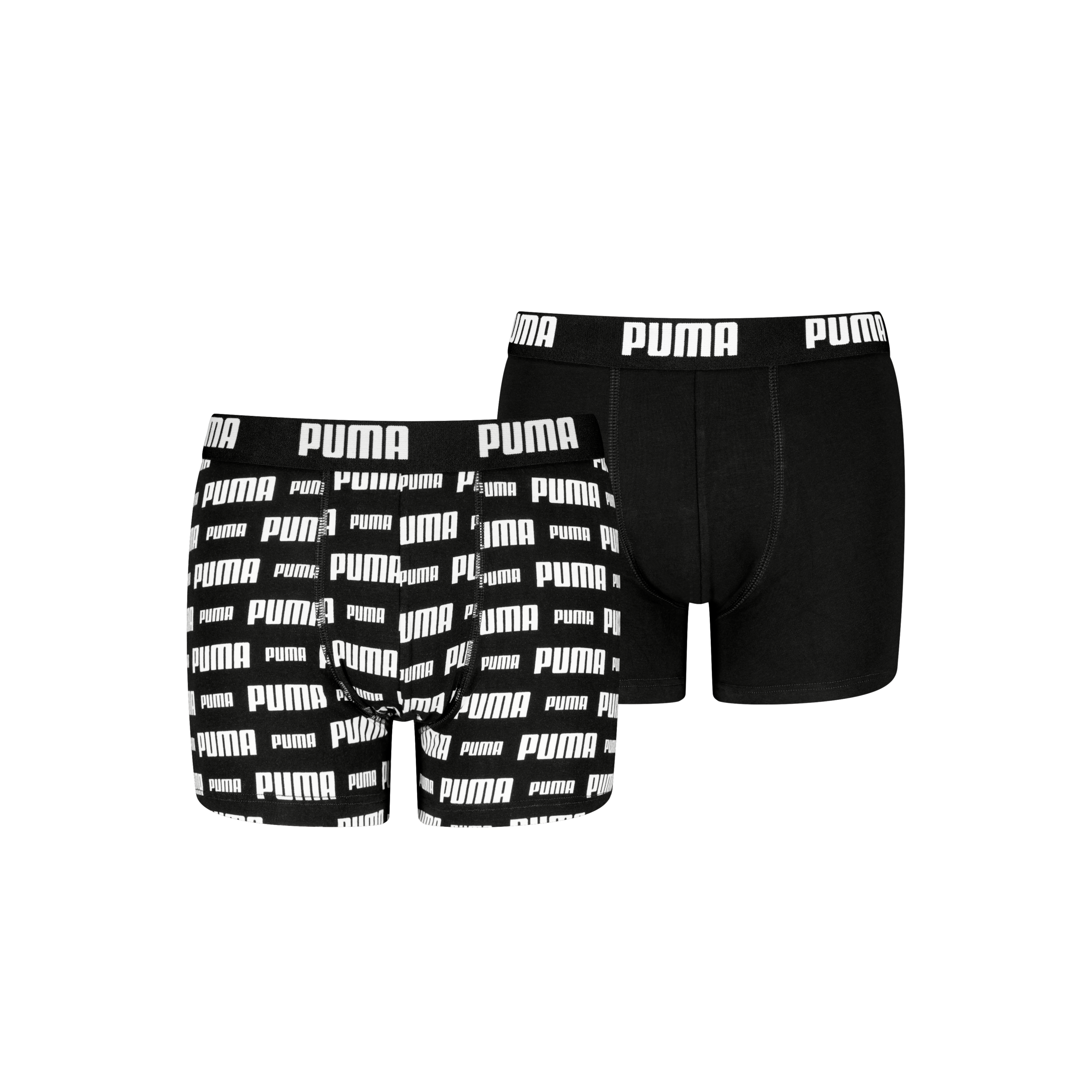 PUMA "PUMA BOYS EVERYDAY LOGO PRINT BOXERS 2P" Packung, mit breitem Logobund