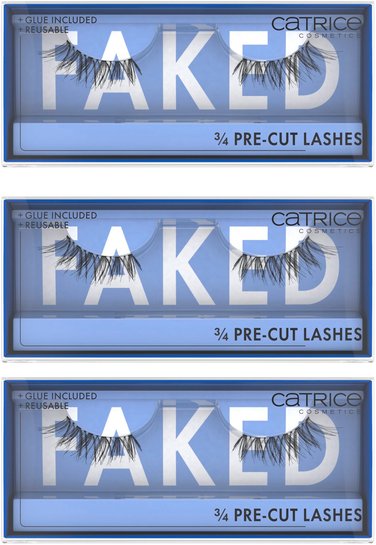 Catrice "Faked 3/4 Pre-Cut Lashes" mit natürlichem Effekt