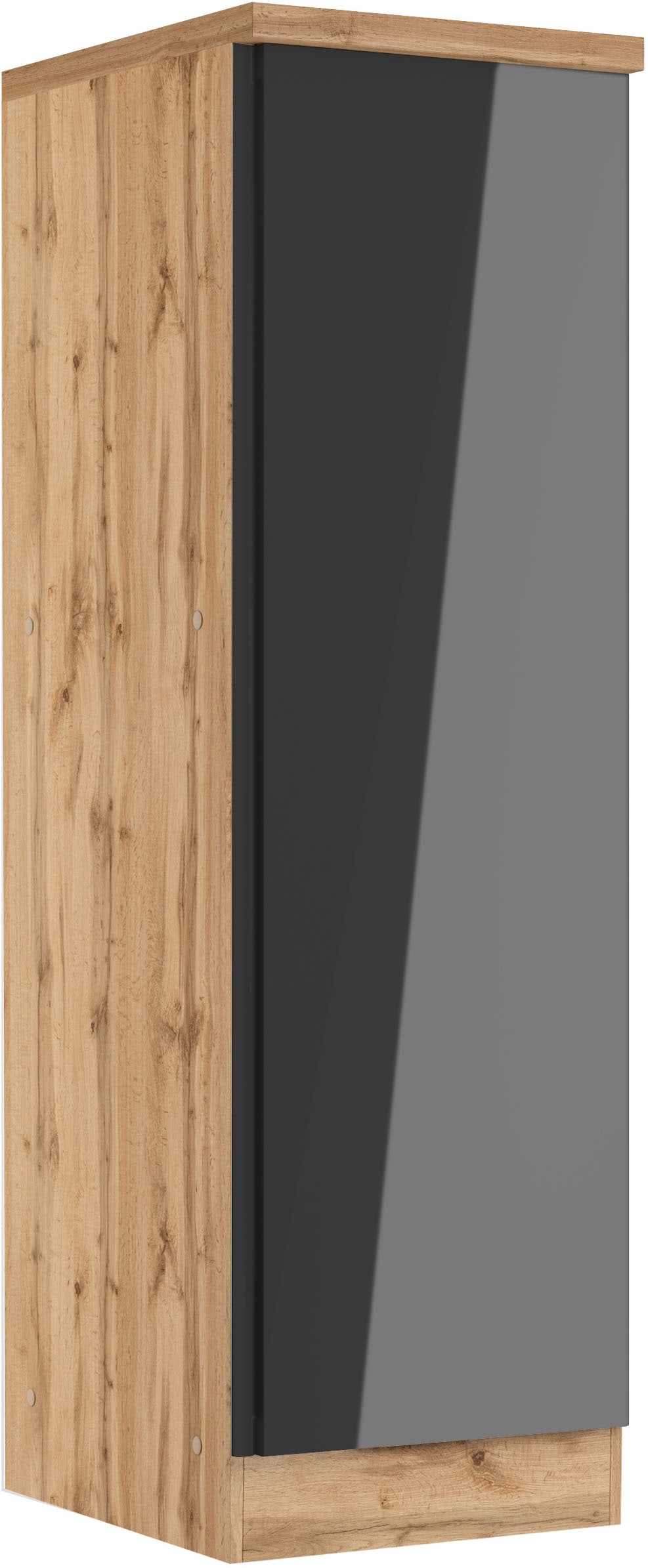 KOCHSTATION "KS-Virginia,neu in verbesserter Ausführung" Arbeitsplatte 38 mm stark, Stauraum, Softclose, Maße (B/H/T): ca. 50/166/60 cm, Türanschlag frei wählbar