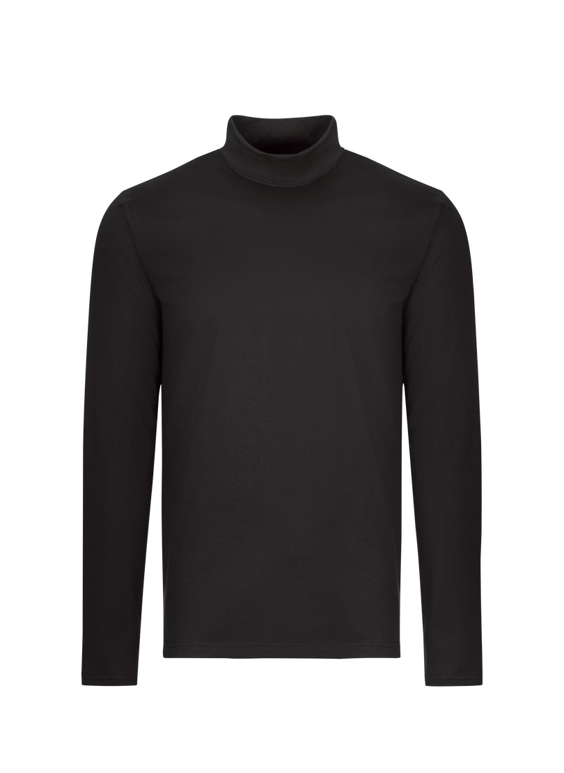 Trigema Longsleeve "TRIGEMA Langarm Shirt mit Stehkragen", (1 tlg.) günstig online kaufen
