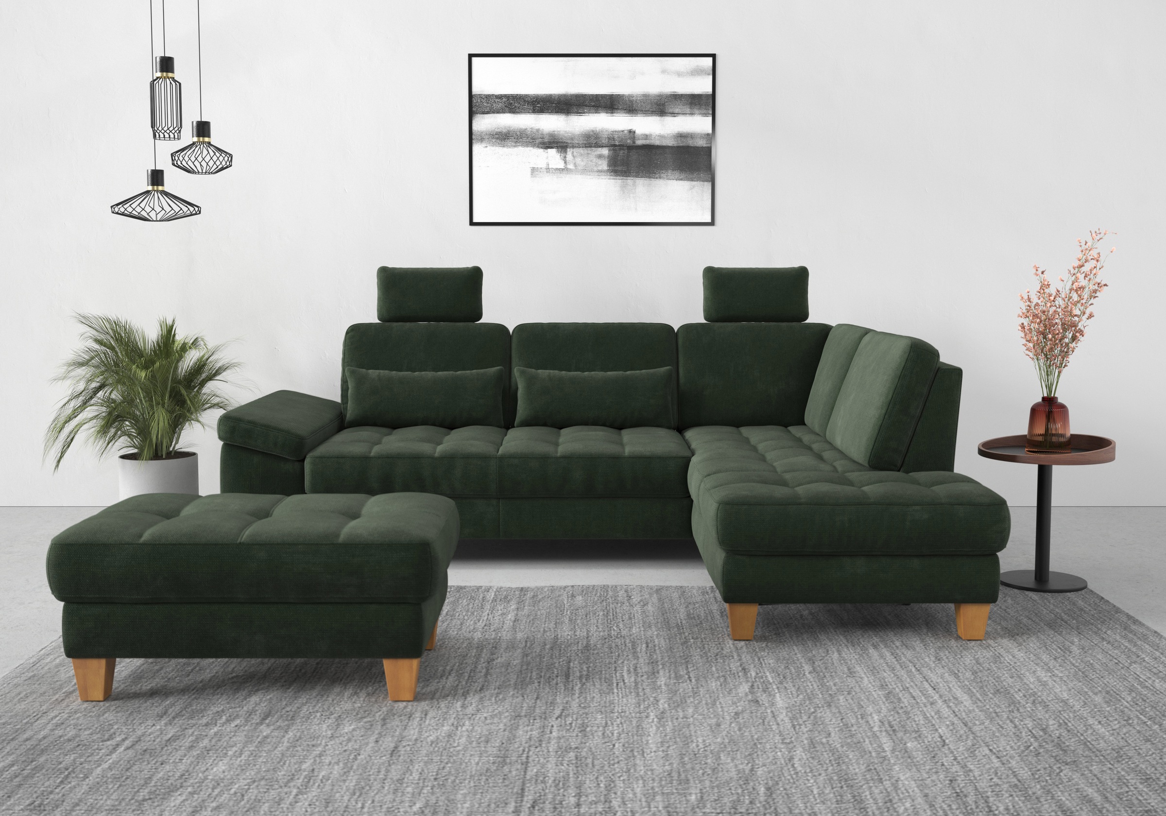 sit&more Stauraumhocker »Westham«, wahlewise mit/ohne Federkern