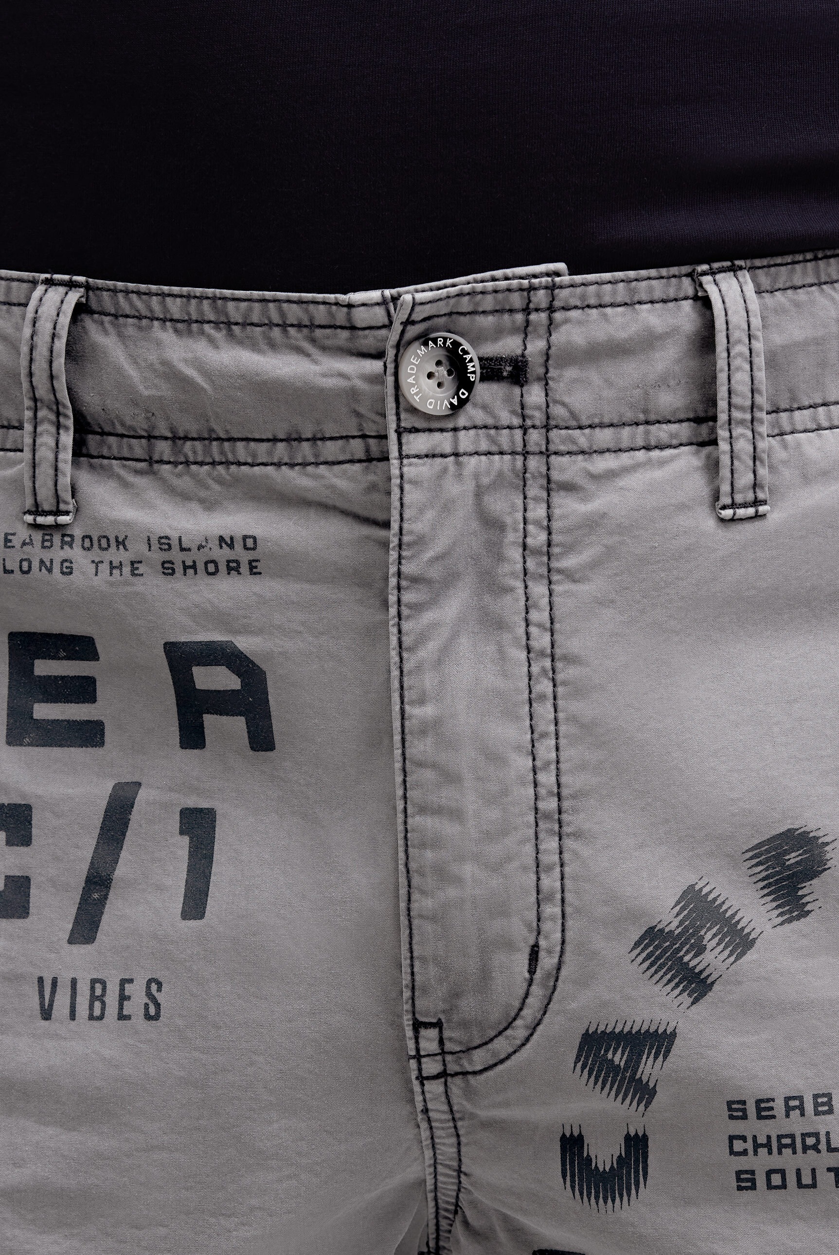 CAMP DAVID Shorts  aus Baumwolle