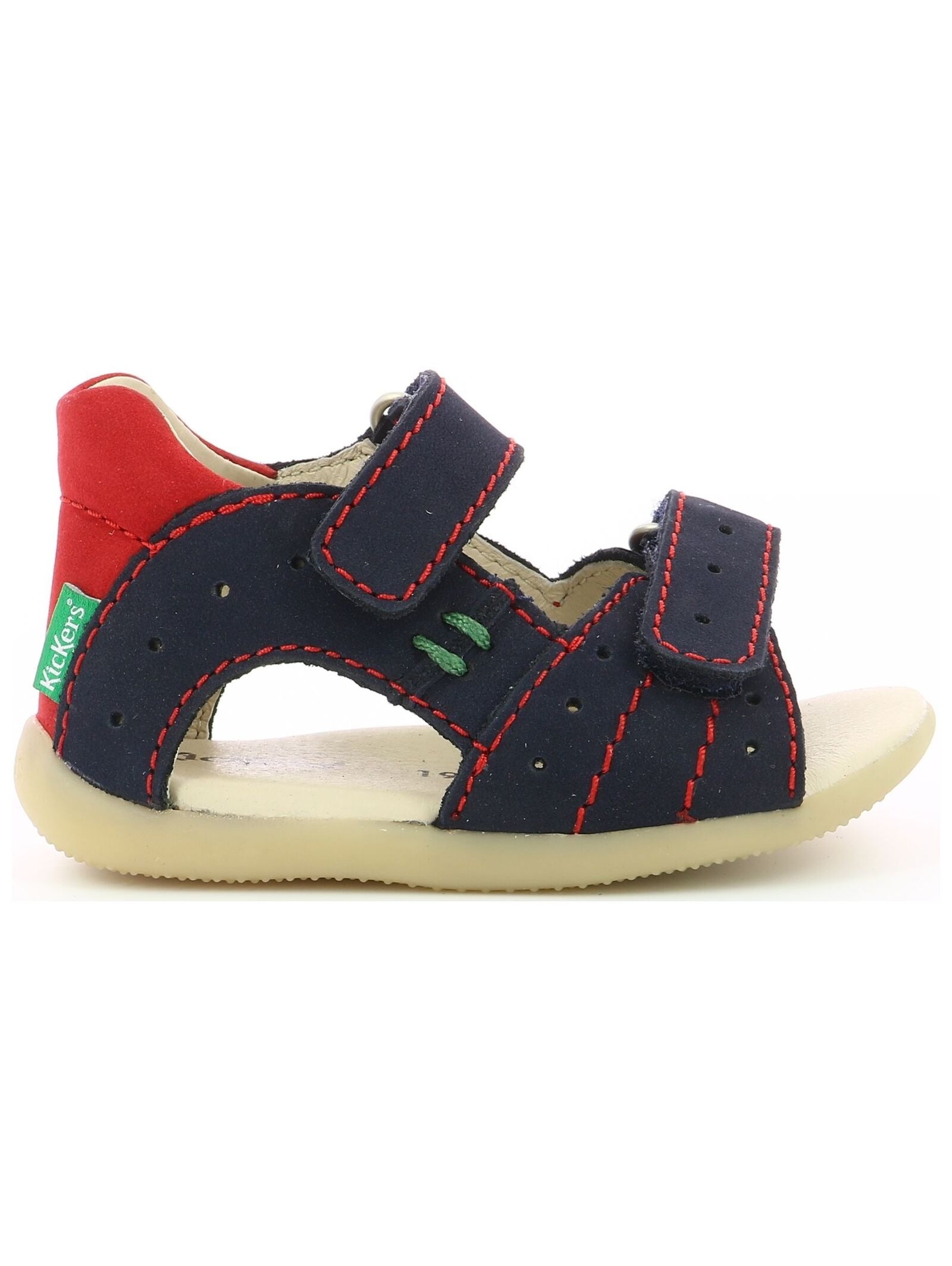 Kickers Riemchensandale »Kickers Sandalen Nubukleder«