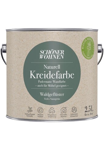 SCHÖNER WOHNEN FARBE Wand- und Deckenfarbe »Naturell Kreidefarbe«, 2,5 Liter,...