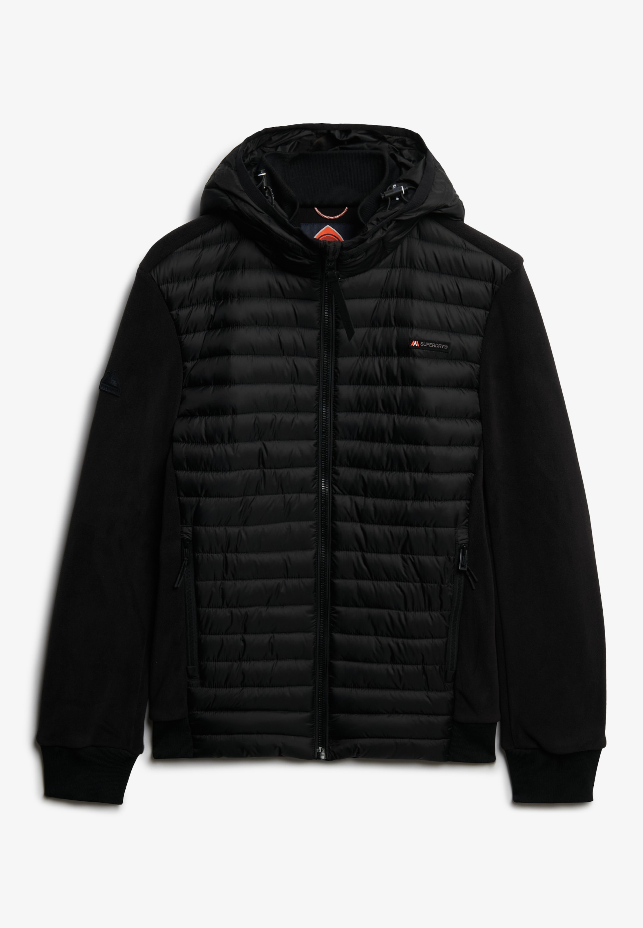 Superdry Steppjacke "HOOD STORM FLEECE HYBRID JKT", mit Kapuze günstig online kaufen