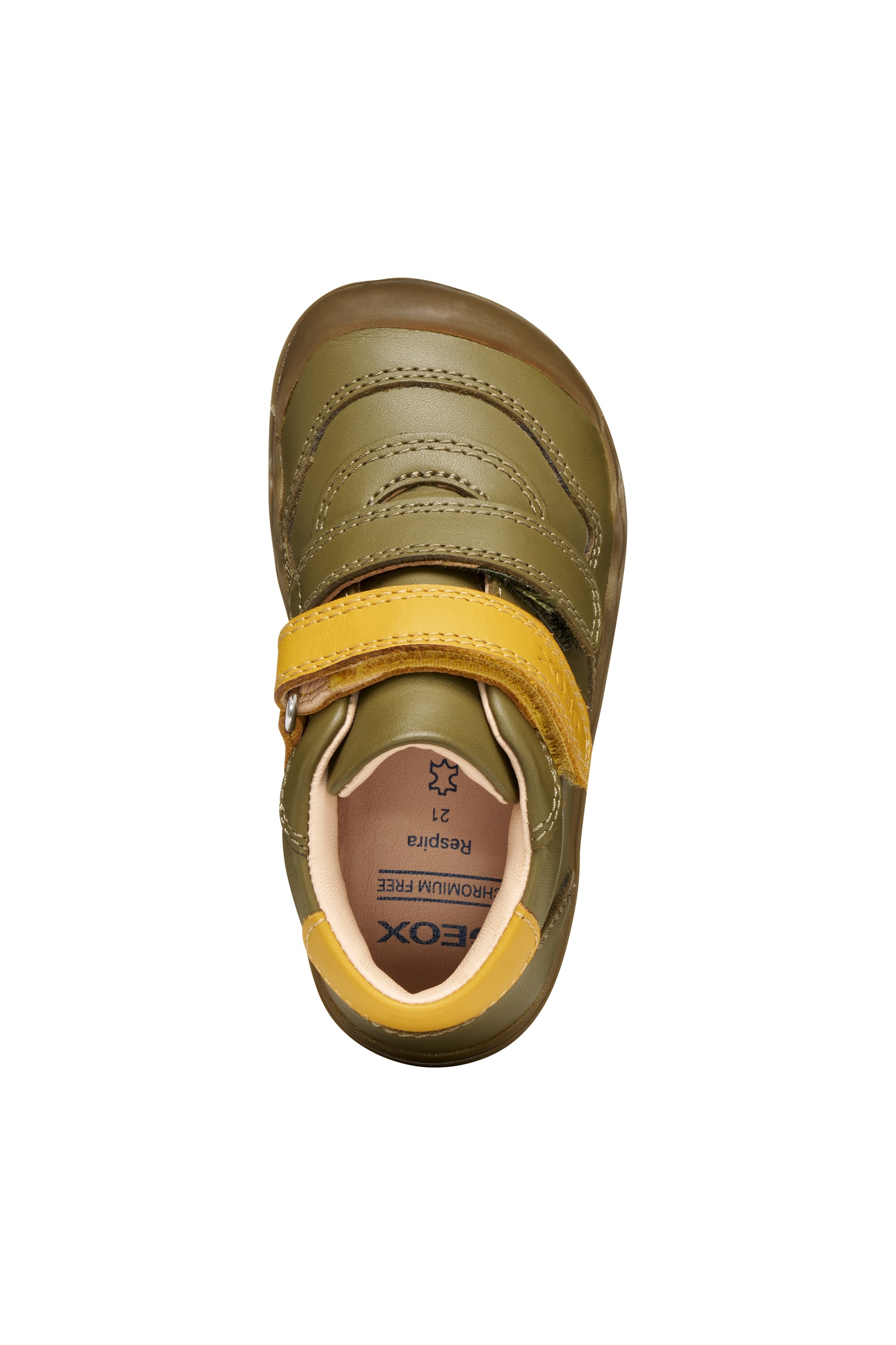Geox Klettboot »B STEPPIEUP BOY«, Barfußschuh mit Klettverschluss, Größenschablone zum Download