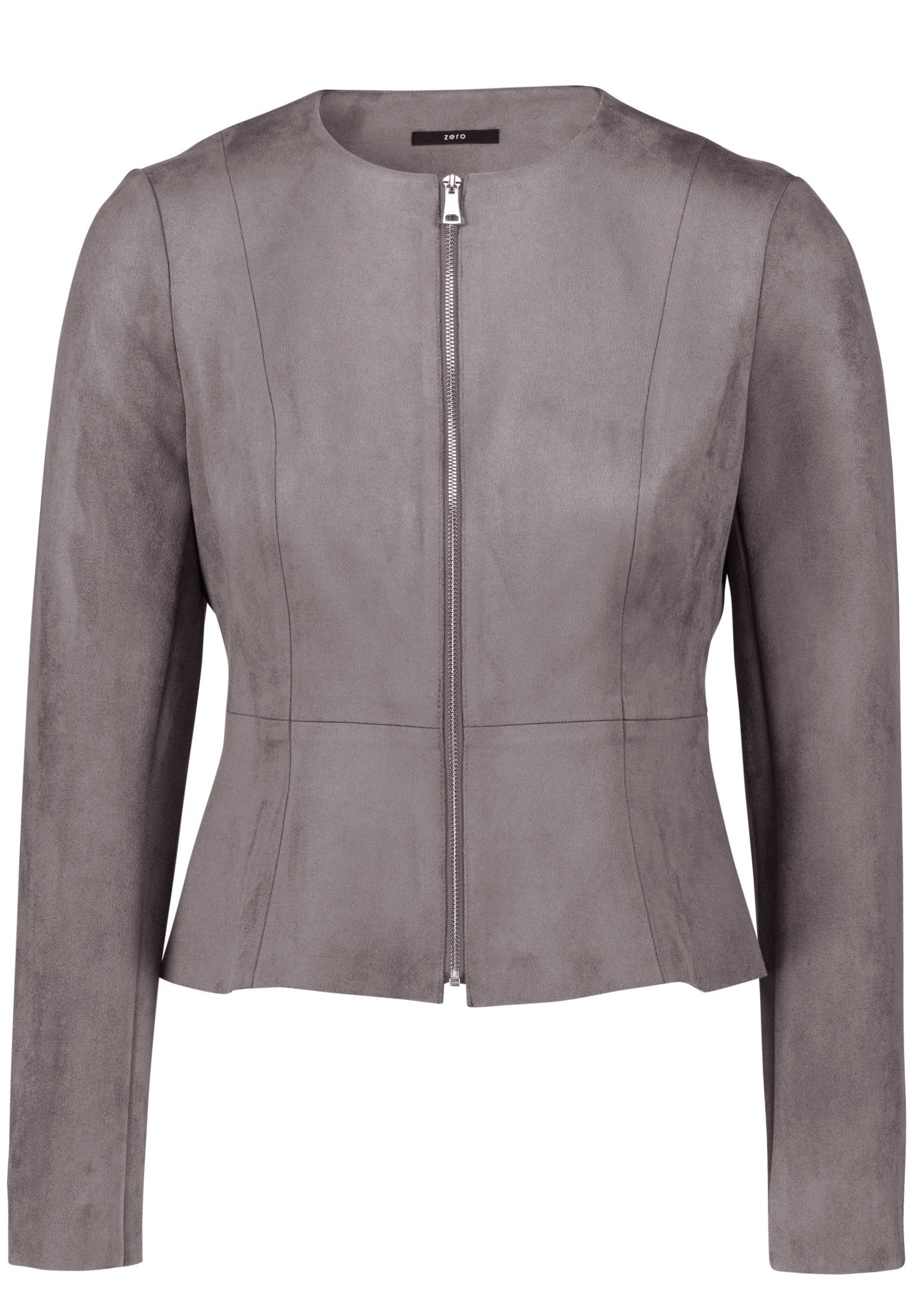 Zero Jackenblazer »zero Blazer in Velourslederoptik«, weiteres Detail