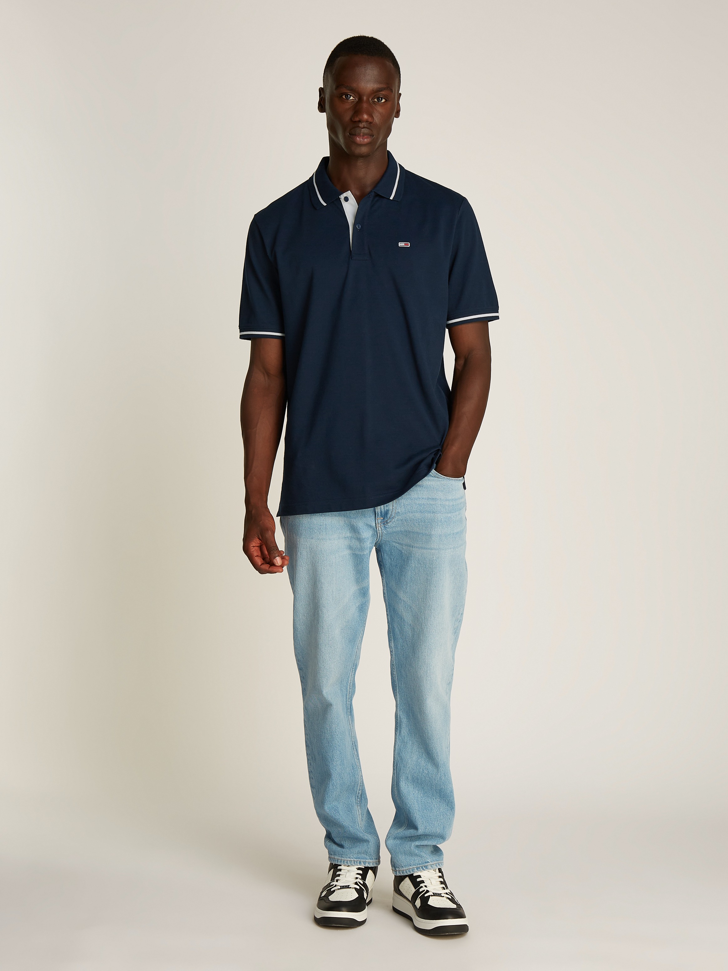 Tommy Jeans Poloshirt »TJM REG TIPPED POLO«, mit Streifendetails